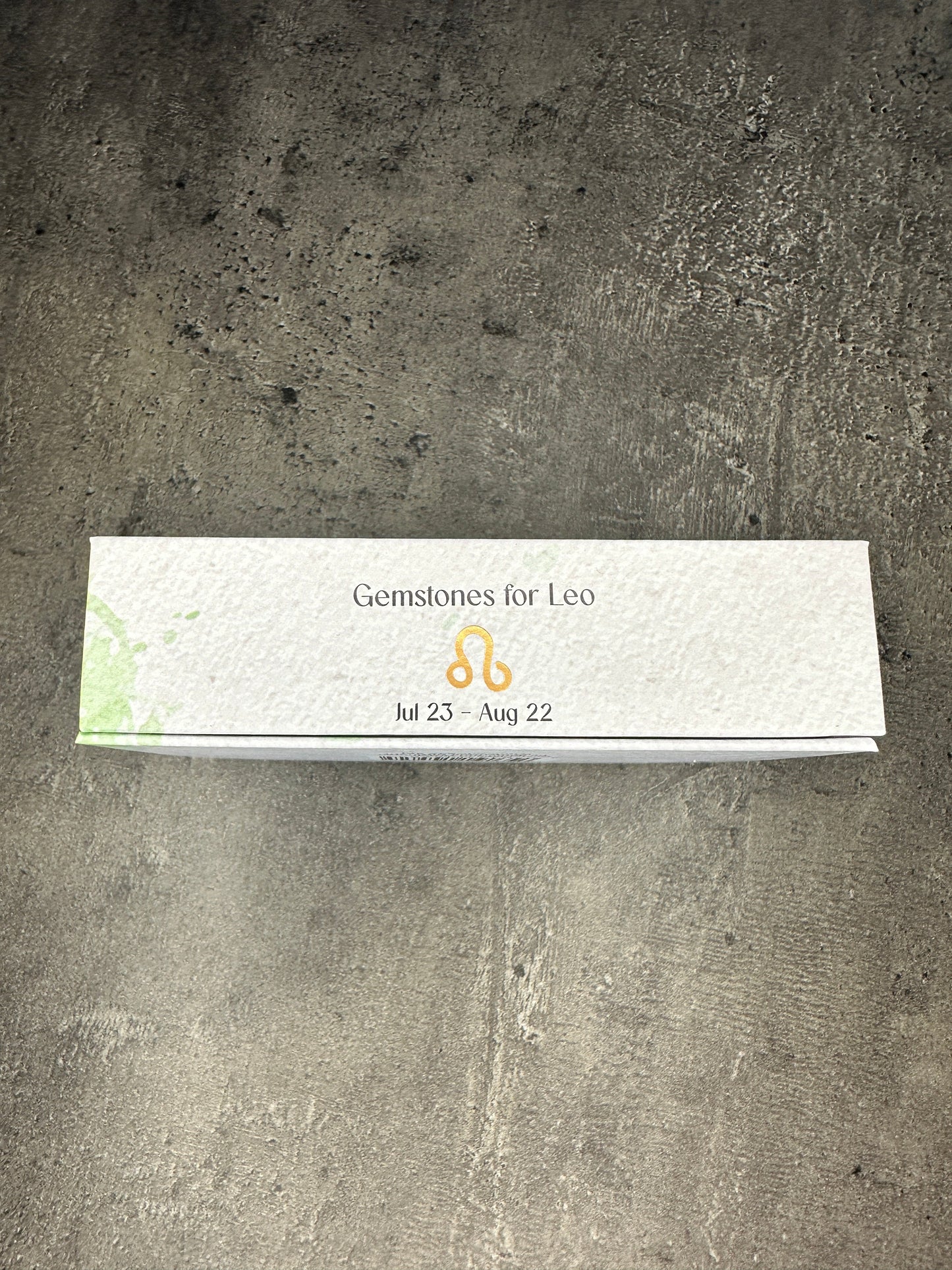 Leo crystal tumblestone gift set - Bundle