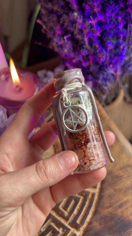 Banish Hexes Spell jar
