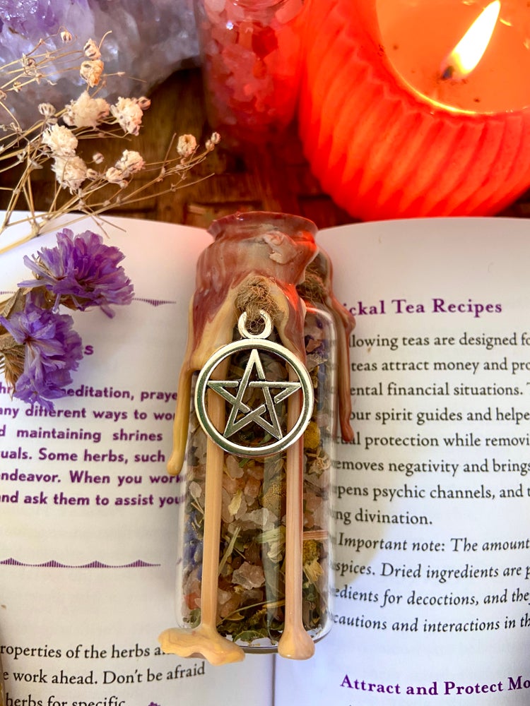 Home protection spell jar