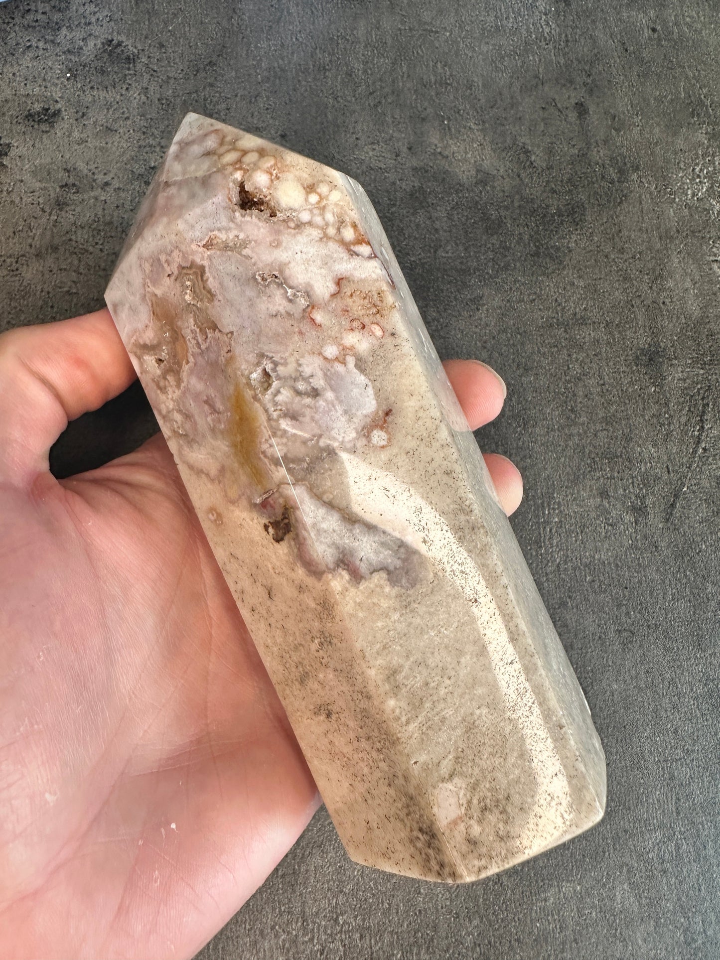 Pink amethyst - XL tower