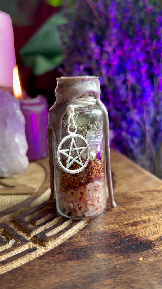 Banish Hexes Spell jar