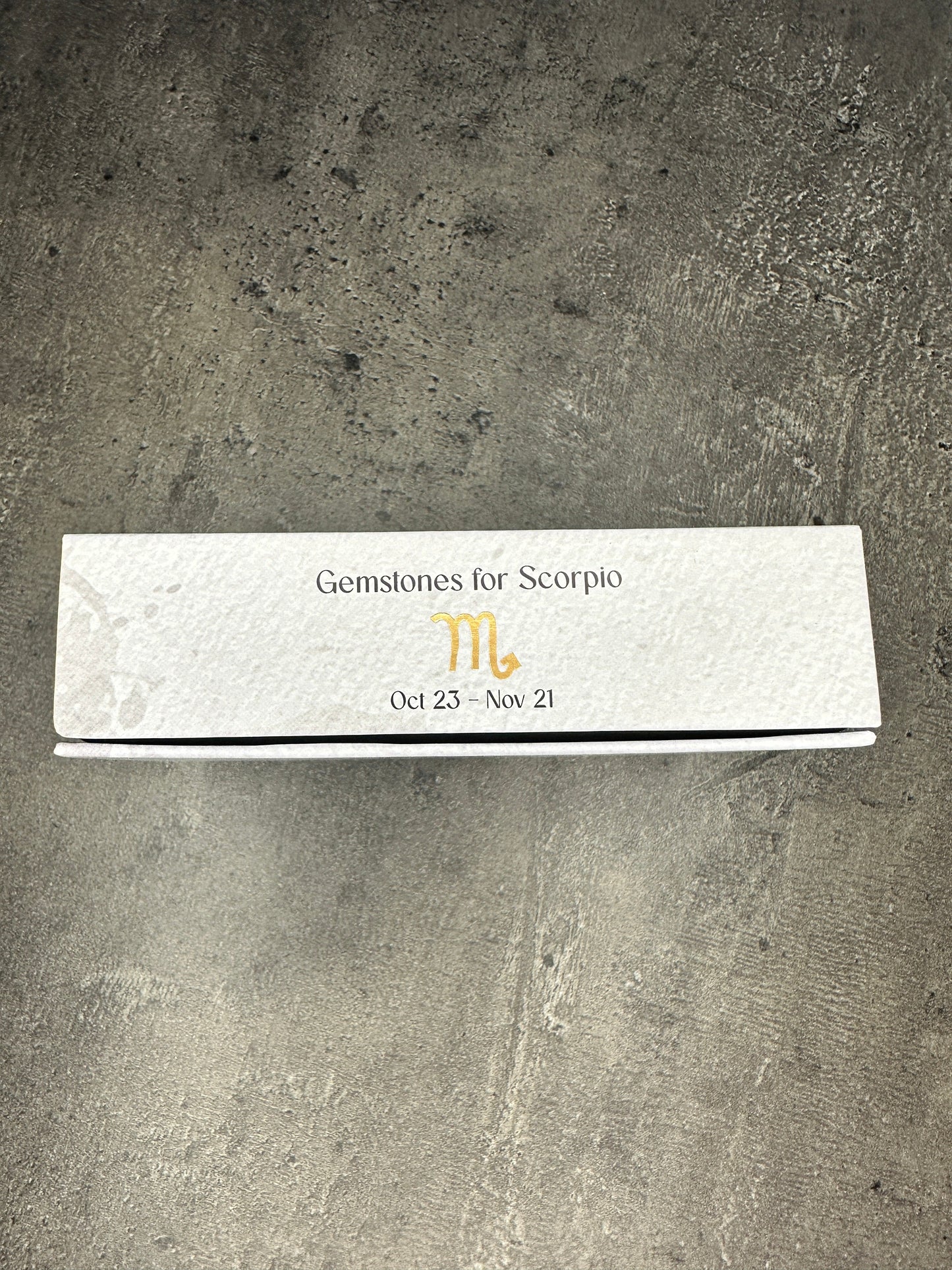 Scorpio crystal tumblestone gift set - Bundle