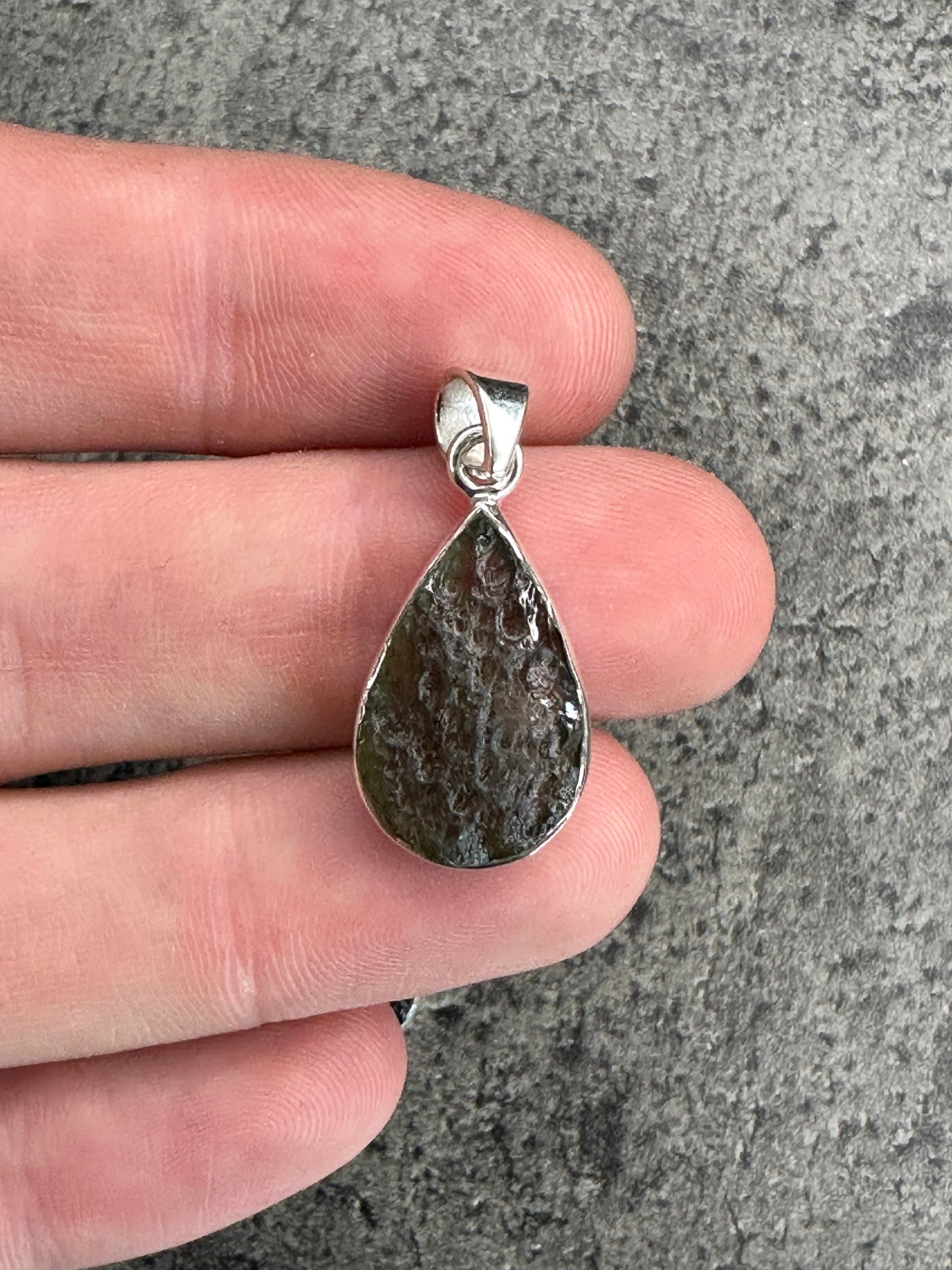 Moldavite - Necklace pendant