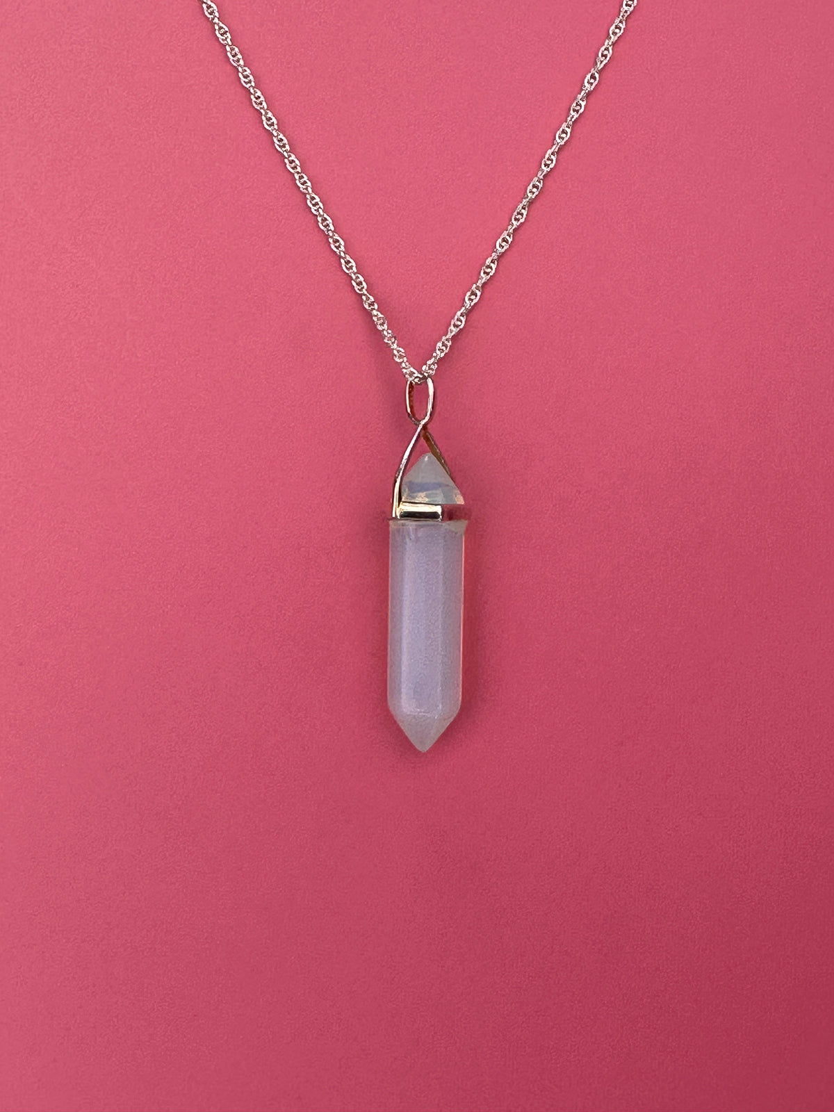 Confidence pendant - Opalite (sterling silver)
