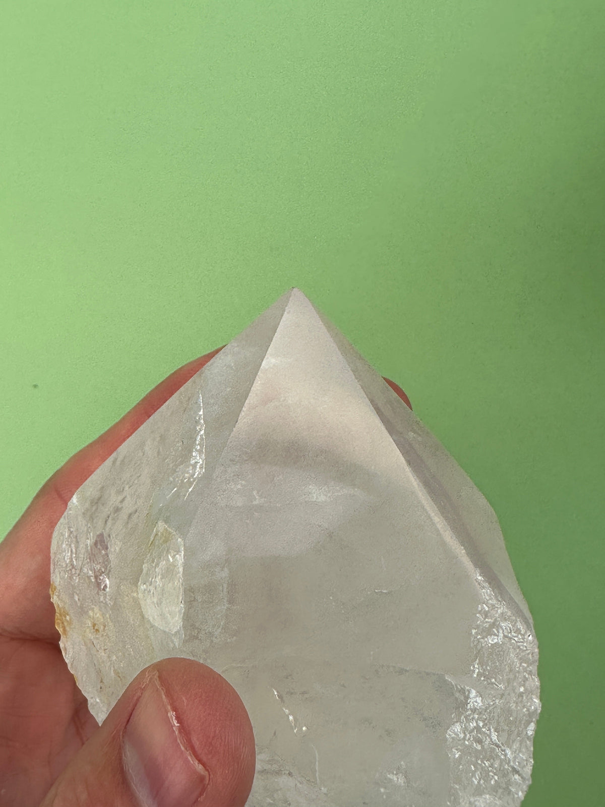 Clear quartz - Rough cut point