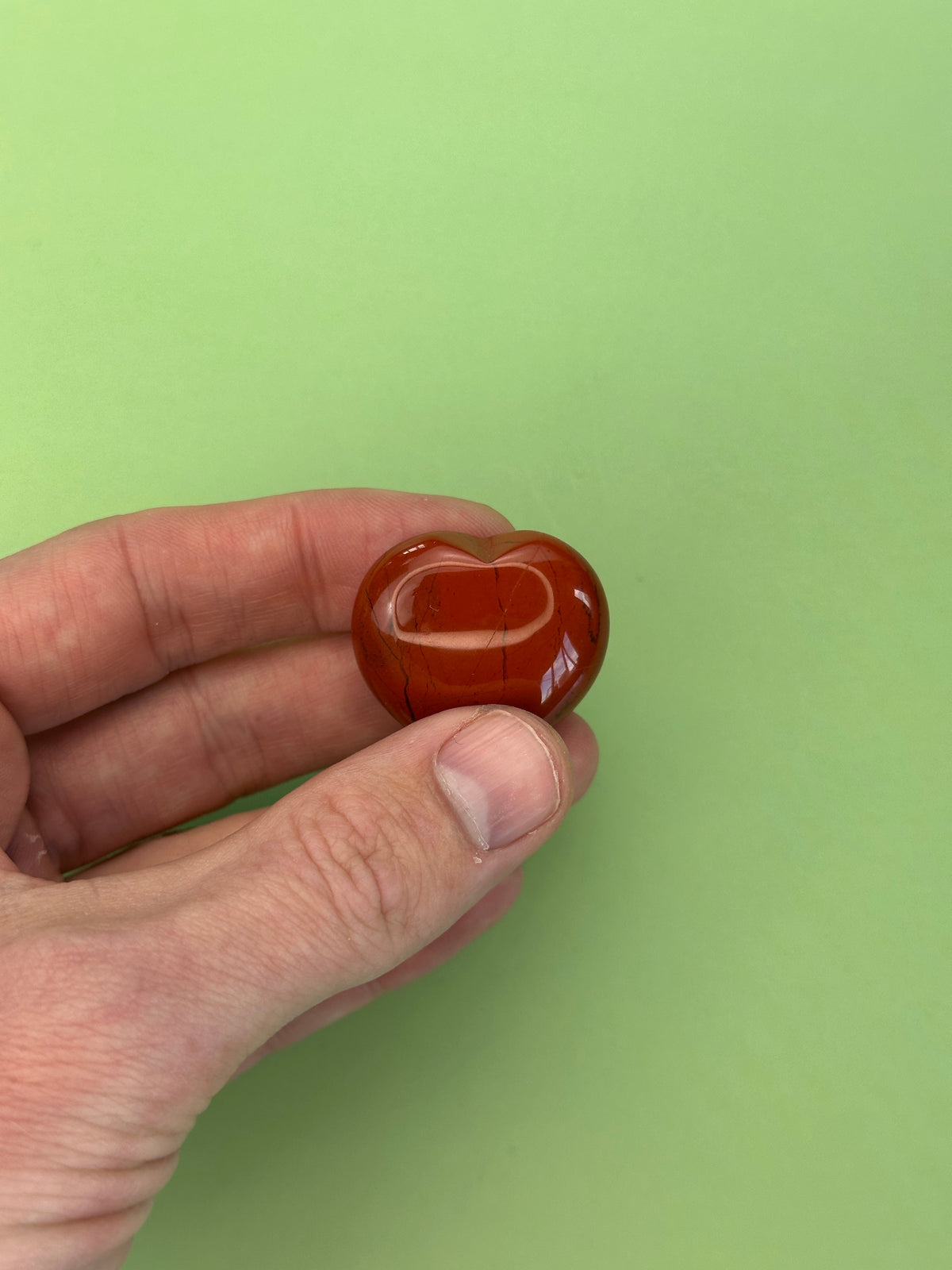 Red jasper - Small heart