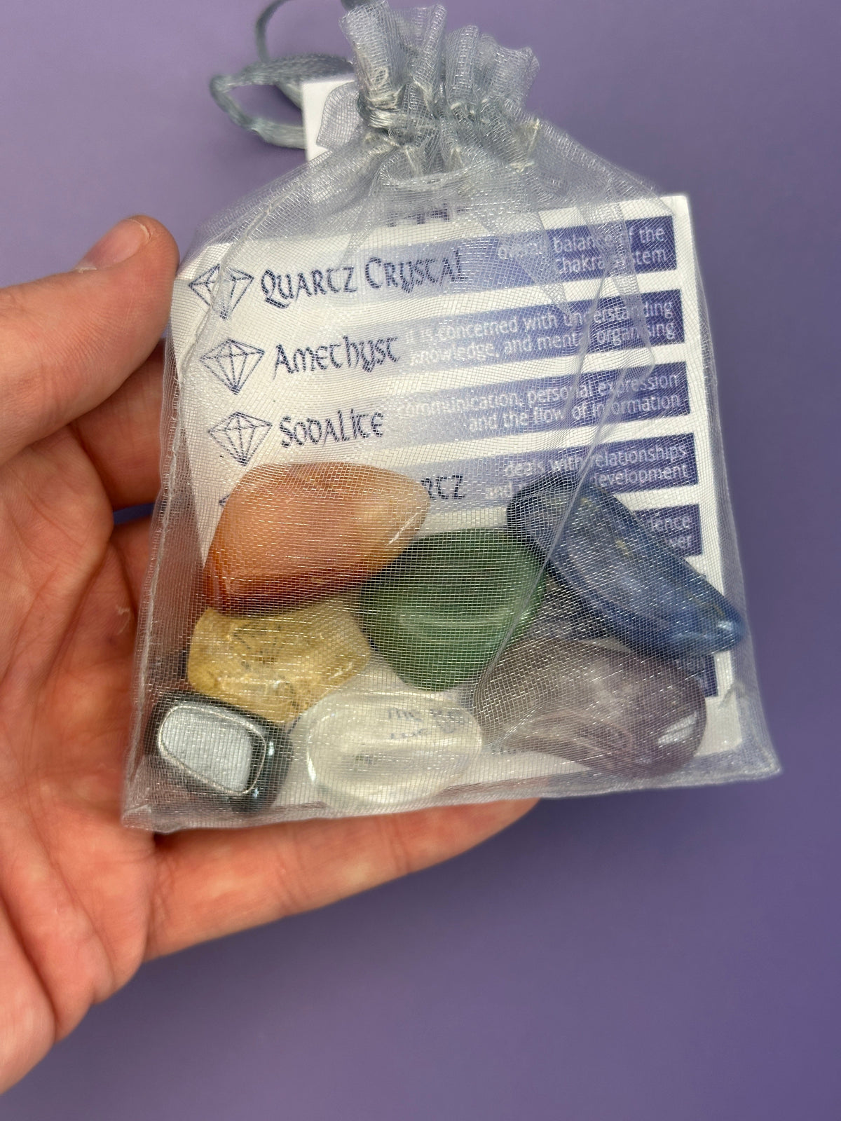 Chakra set - Pack of 7 tumblestones