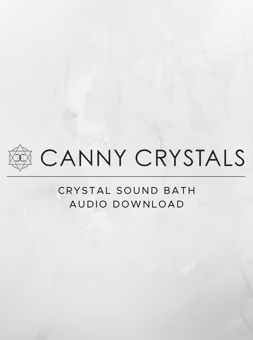 Crystal sound bath - Audio download