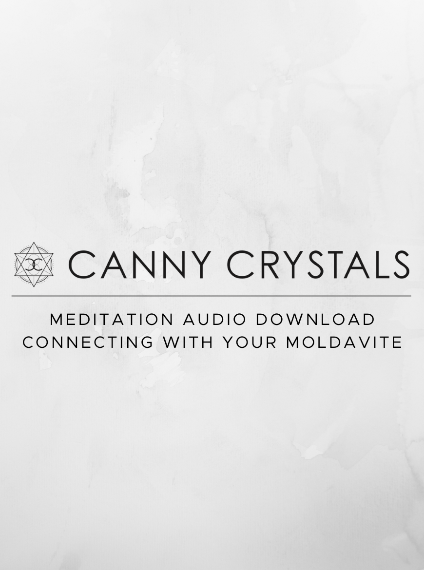 Guided meditation audio download - Connecting with your Moldavite