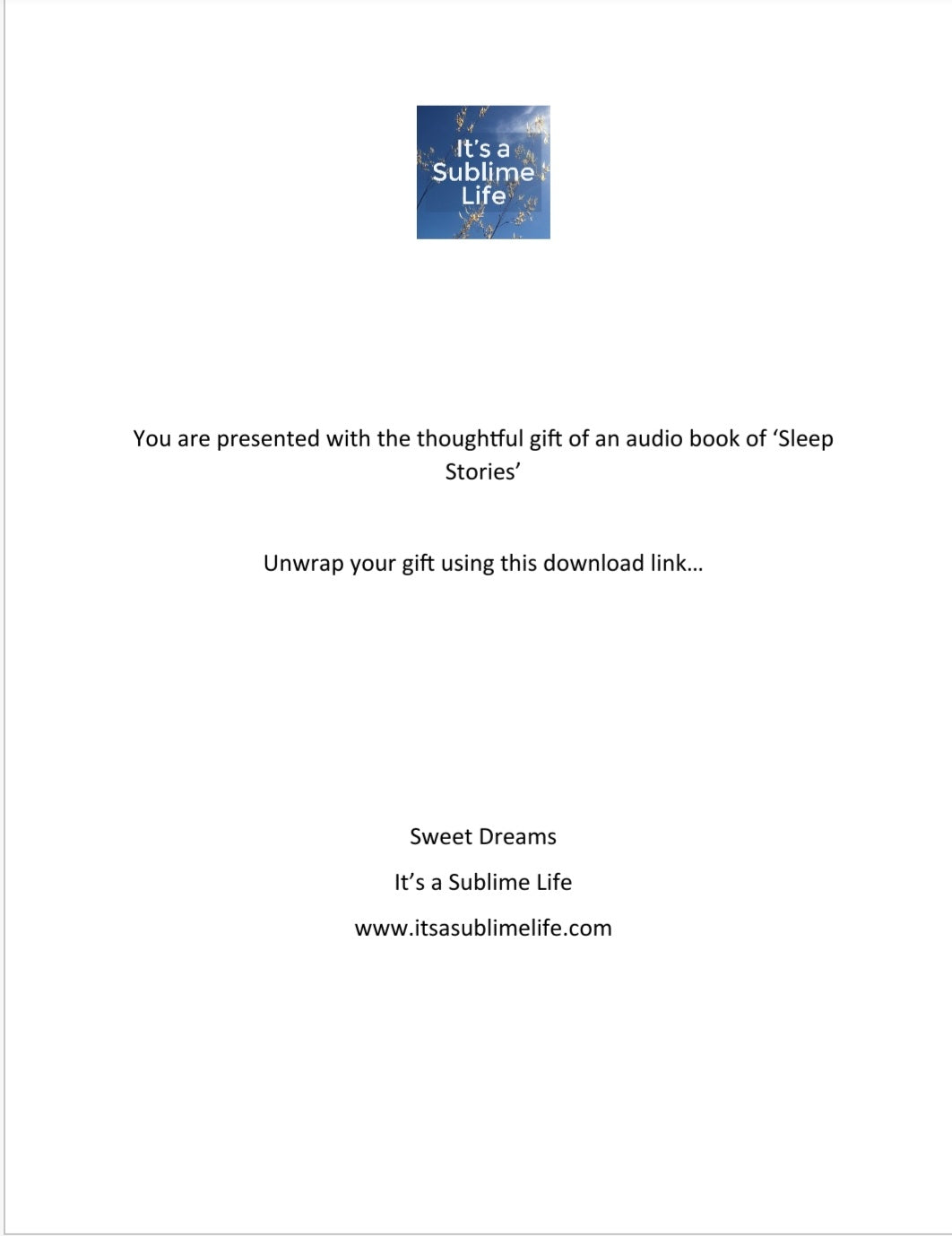 An audio book of Sleep Stories - Soothe Edition - 10 Peaceful Sleep Stories for Adults.  Sample Audio Sleep Story in description.