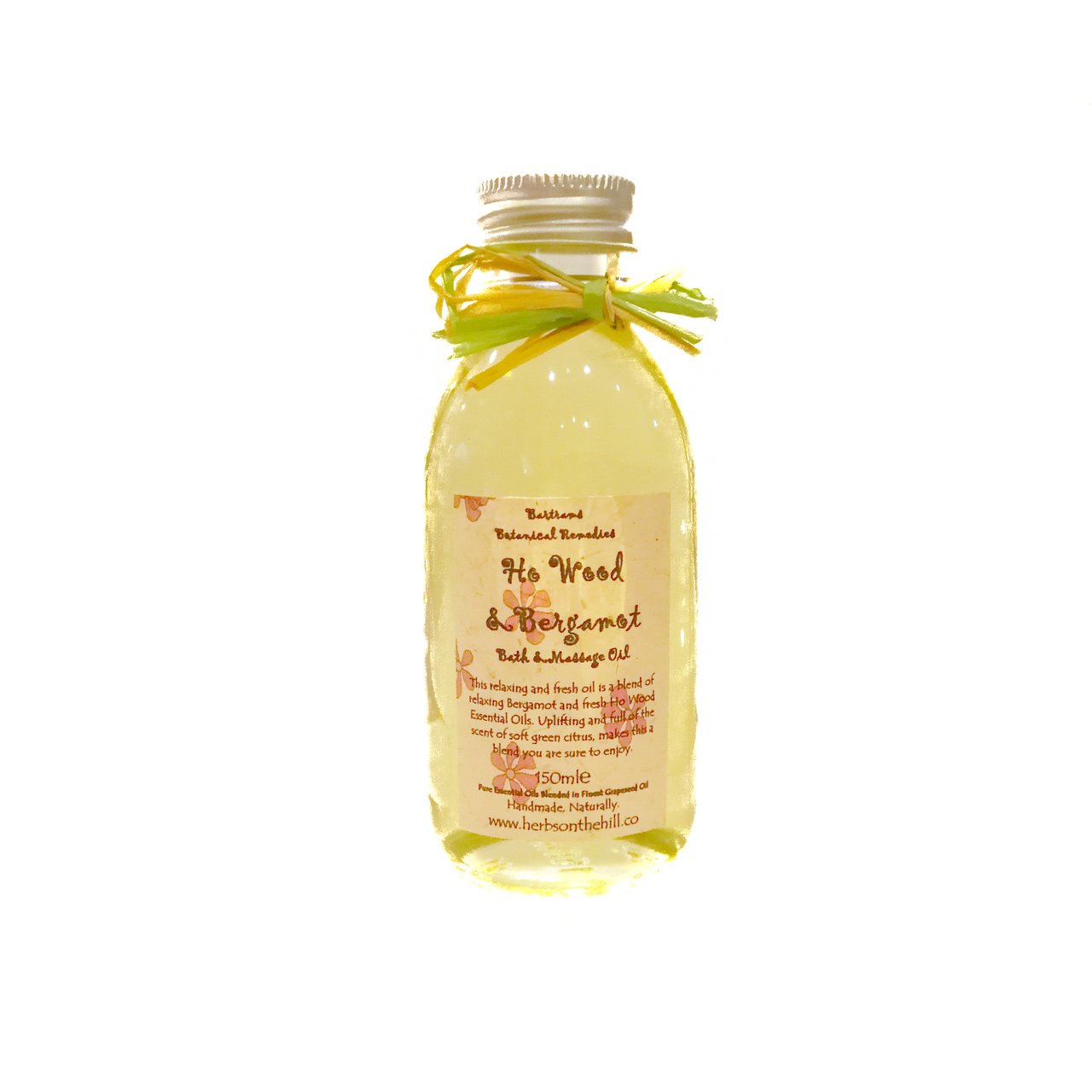 Howood & Bergamot 150ml Bath & Massage Oil - Soft, citrus-infused serenity