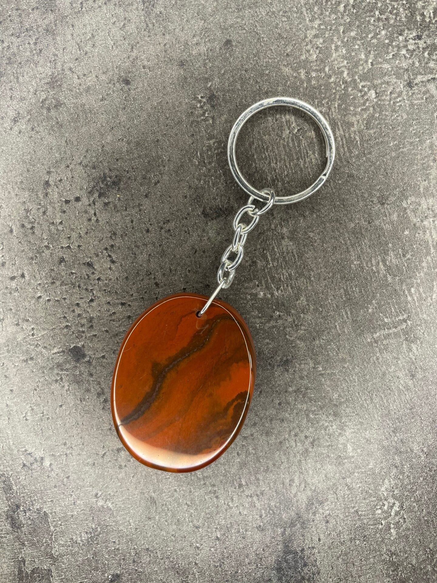 Red jasper - Keyring