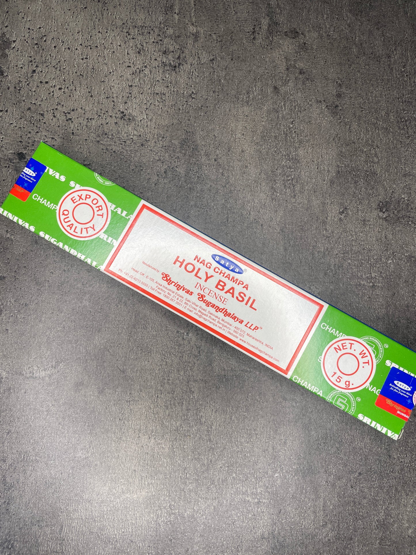 Holy basil, satya incense sticks