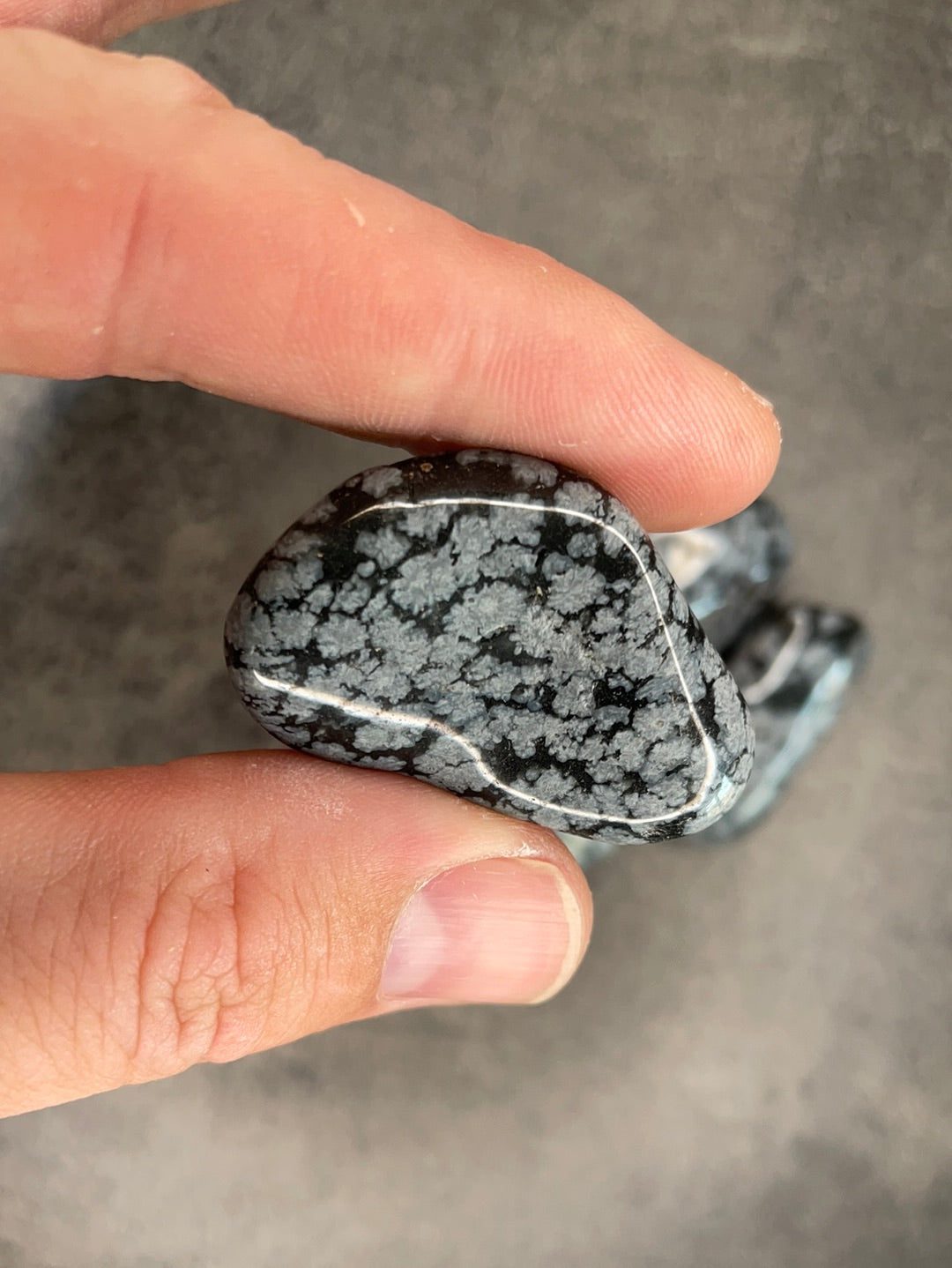 Snowflake obsidian - Tumblestone