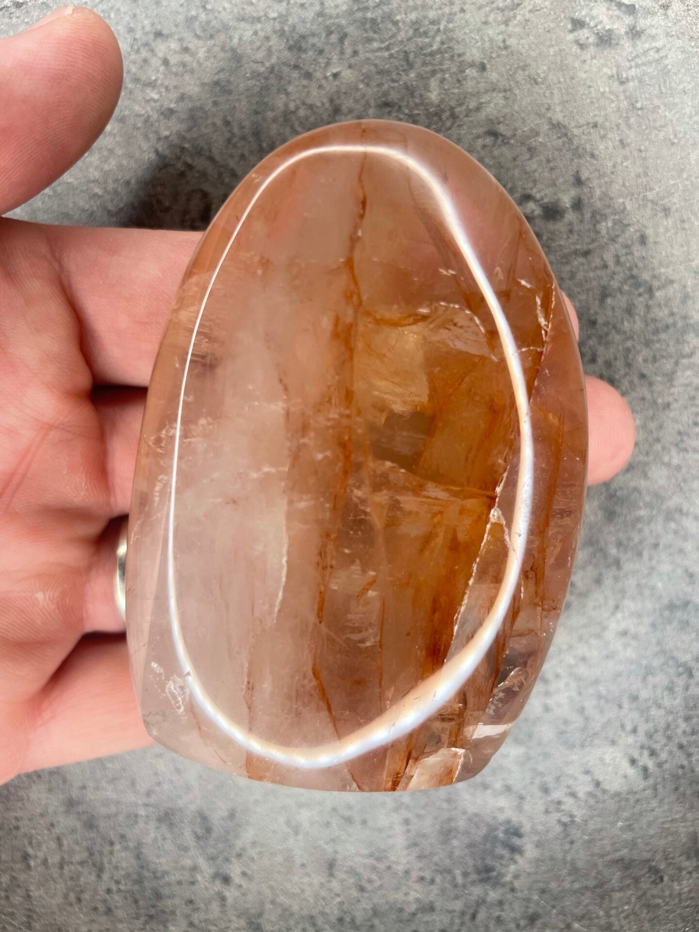 Red hematoid (Fire quartz) - Free form