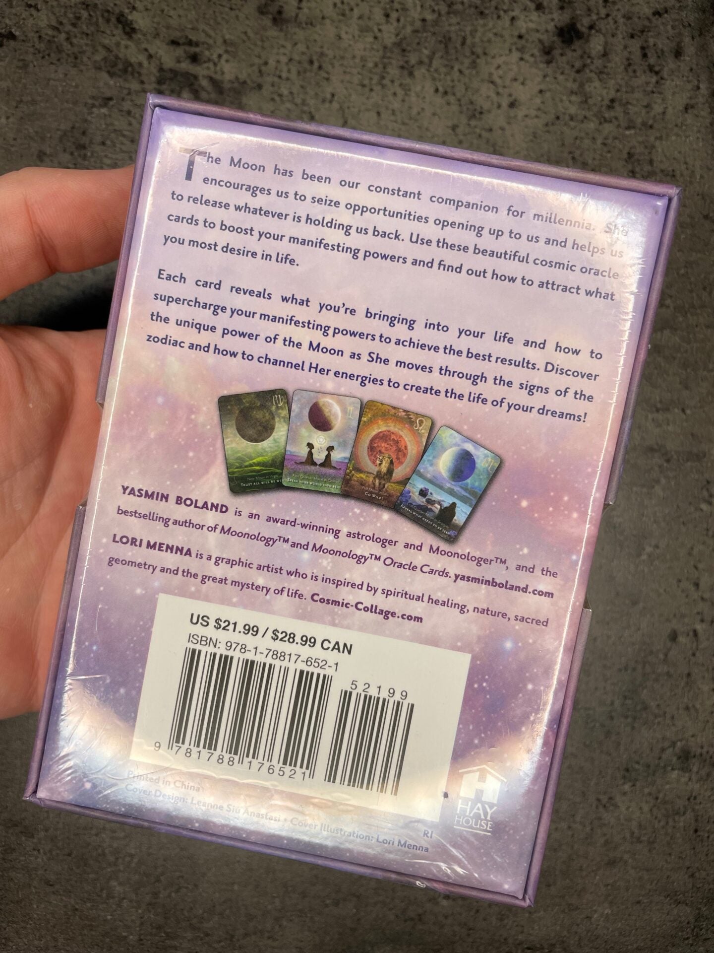 Moonology - Manifestation deck, Yasmin Boland