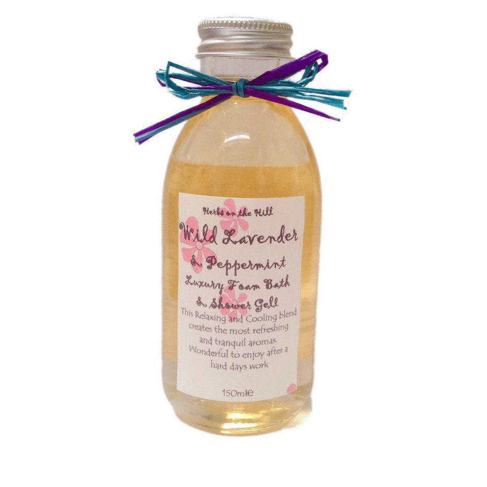 Lavender & Mint Foam Bath & Shower Gel - Cool, calm, and collected