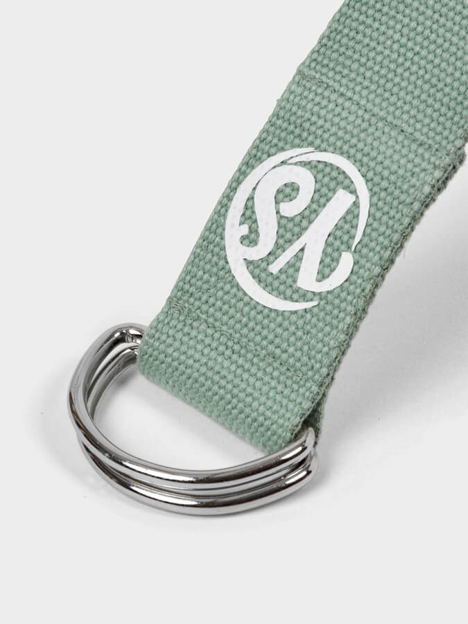 Yoga Studio GOTS Organic Cotton D-Ring 2.5m Yoga Belt Strap
