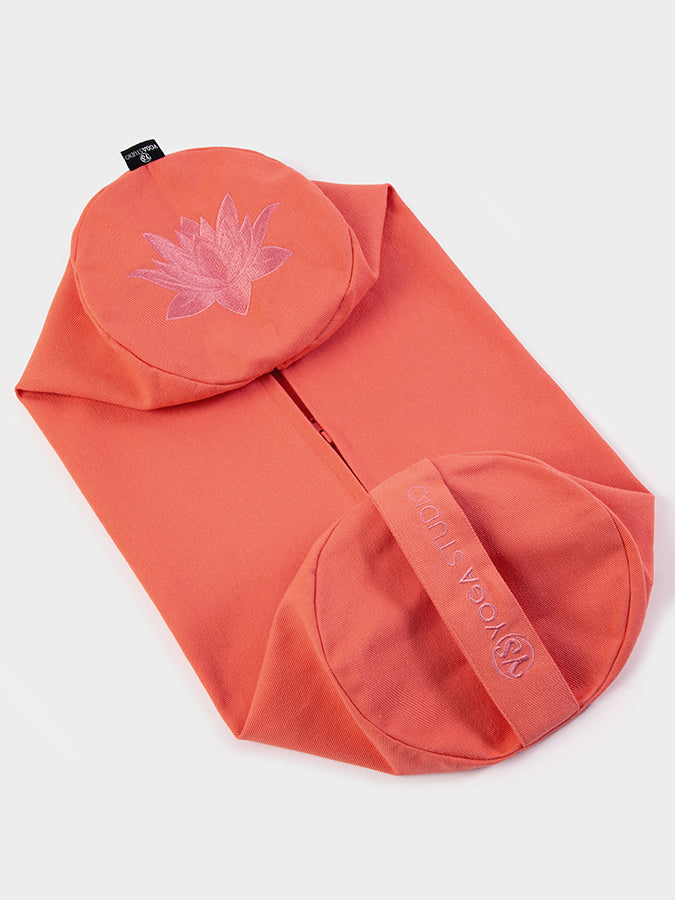 Yoga Studio Replacement Round Lotus Bolster Outer Cushion Cover
