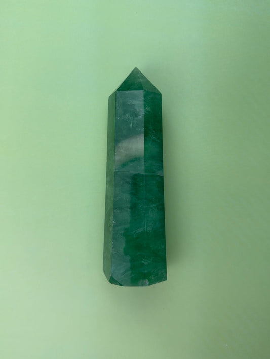 Green fluorite - XL Tower