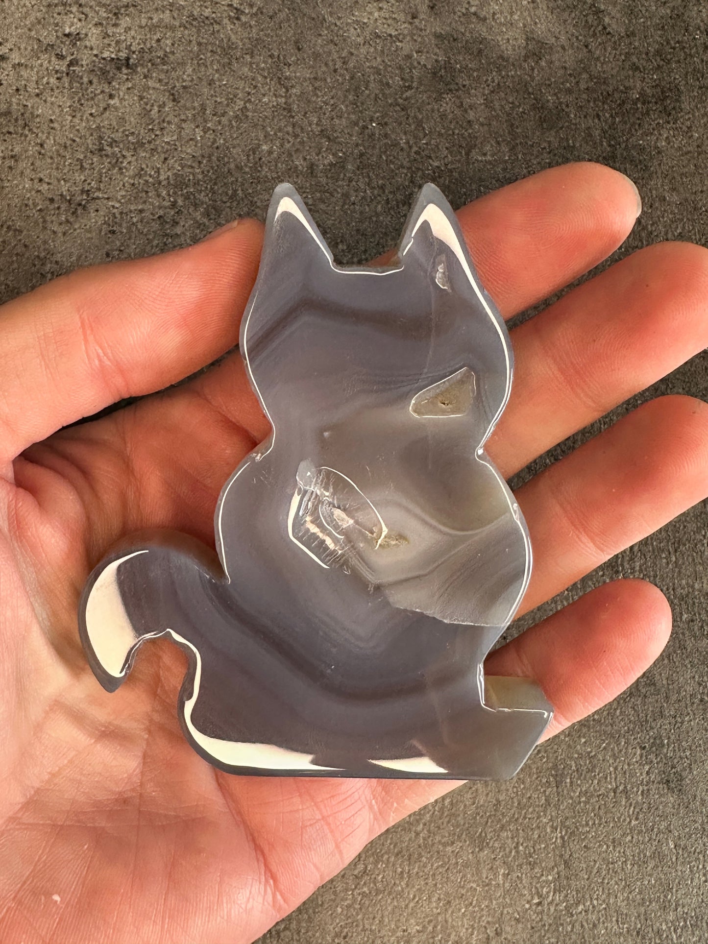 Agate - Druzy cat