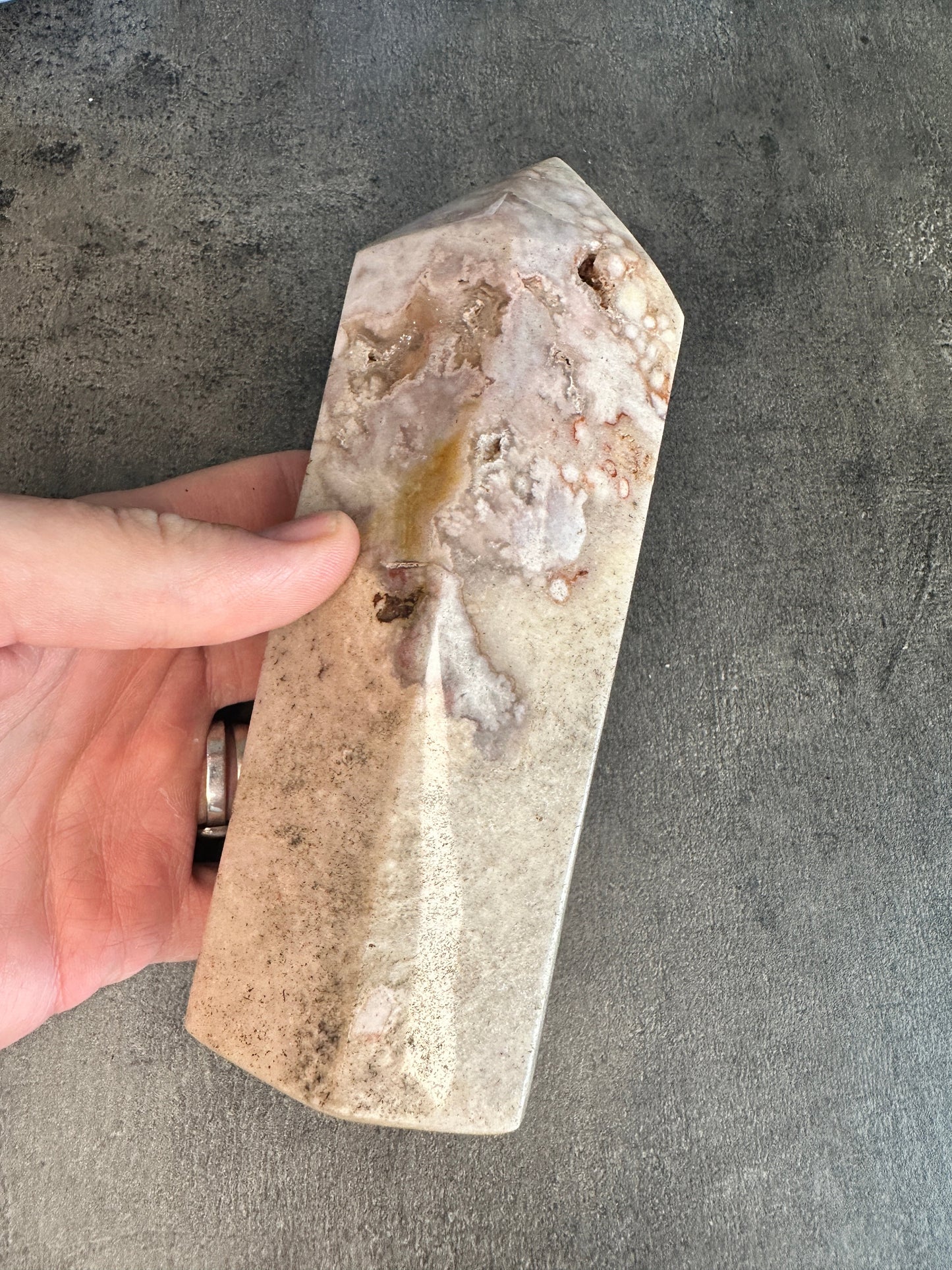 Pink amethyst - XL tower