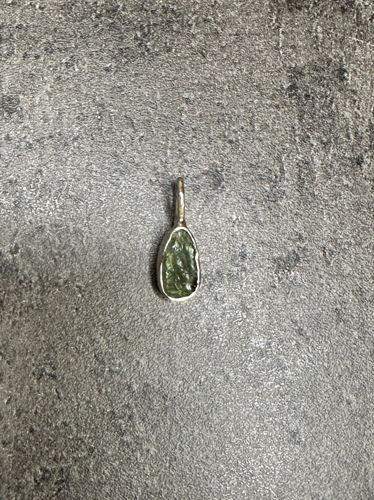 Moldavite - Mini necklace pendant