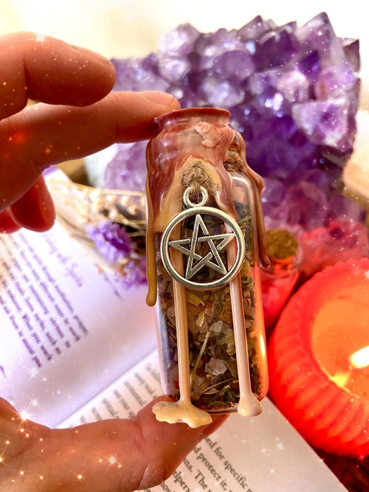 Home protection spell jar
