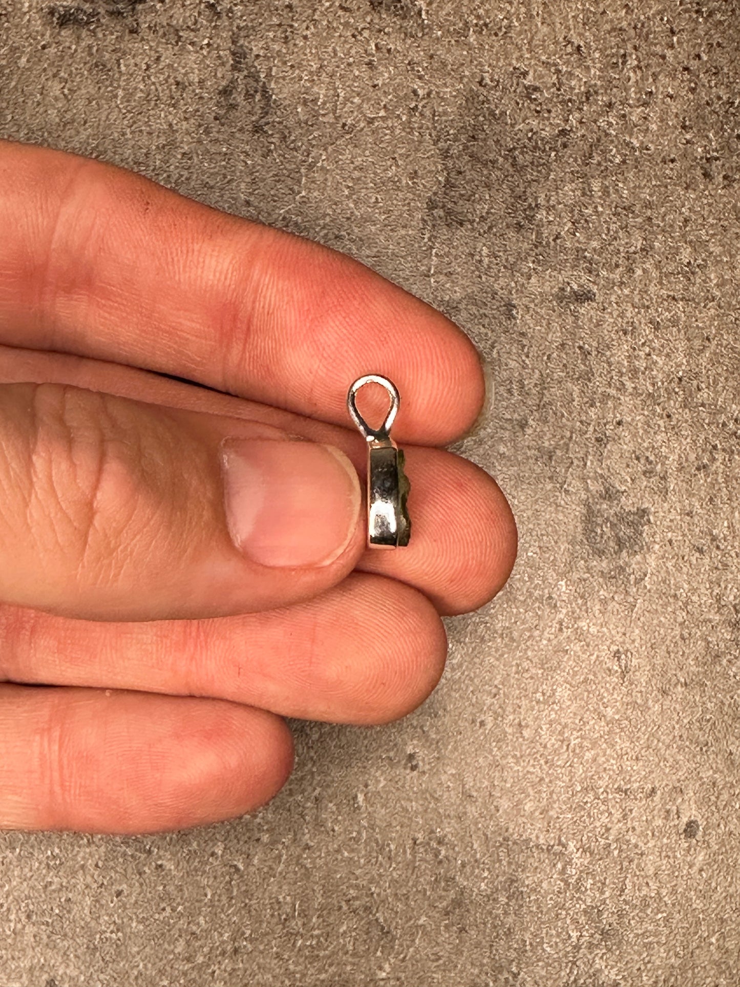 Moldavite - Mini necklace pendant