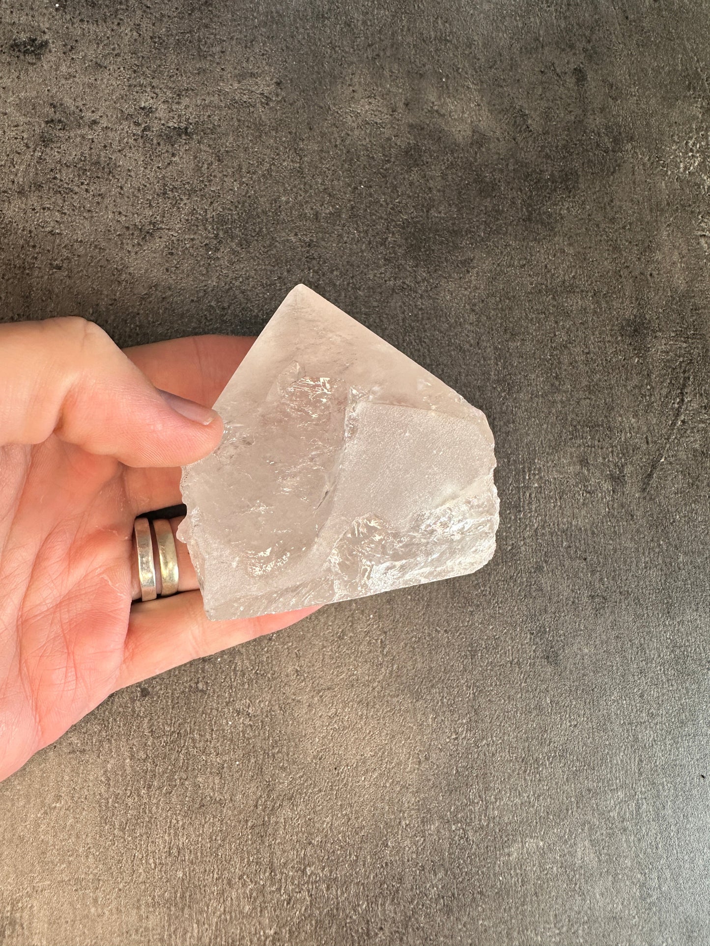 Clear Quartz - Rough cut point