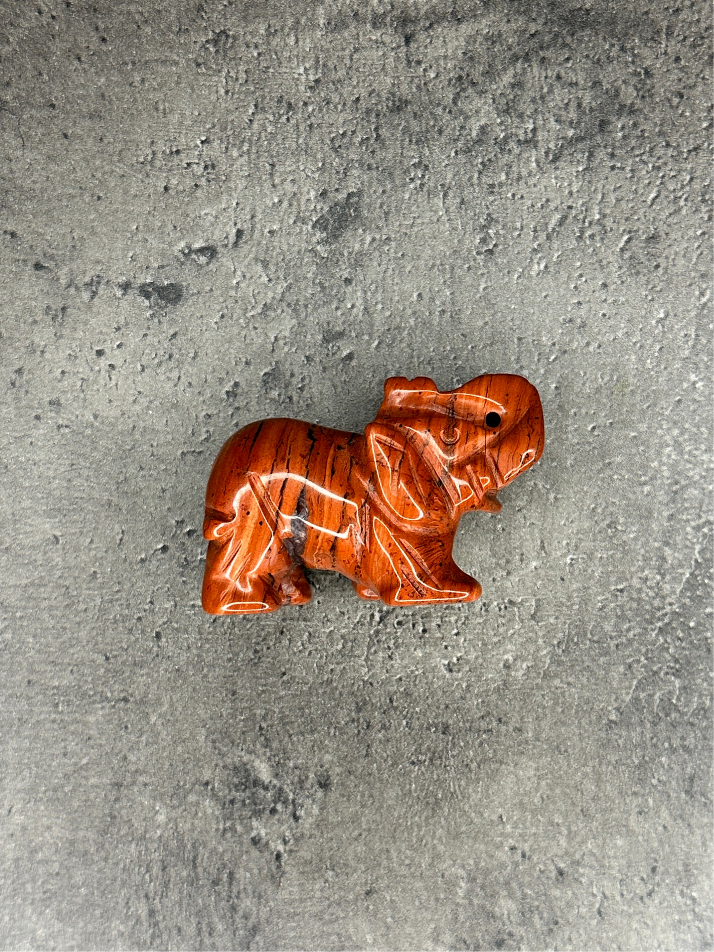 Red jasper - Elephant