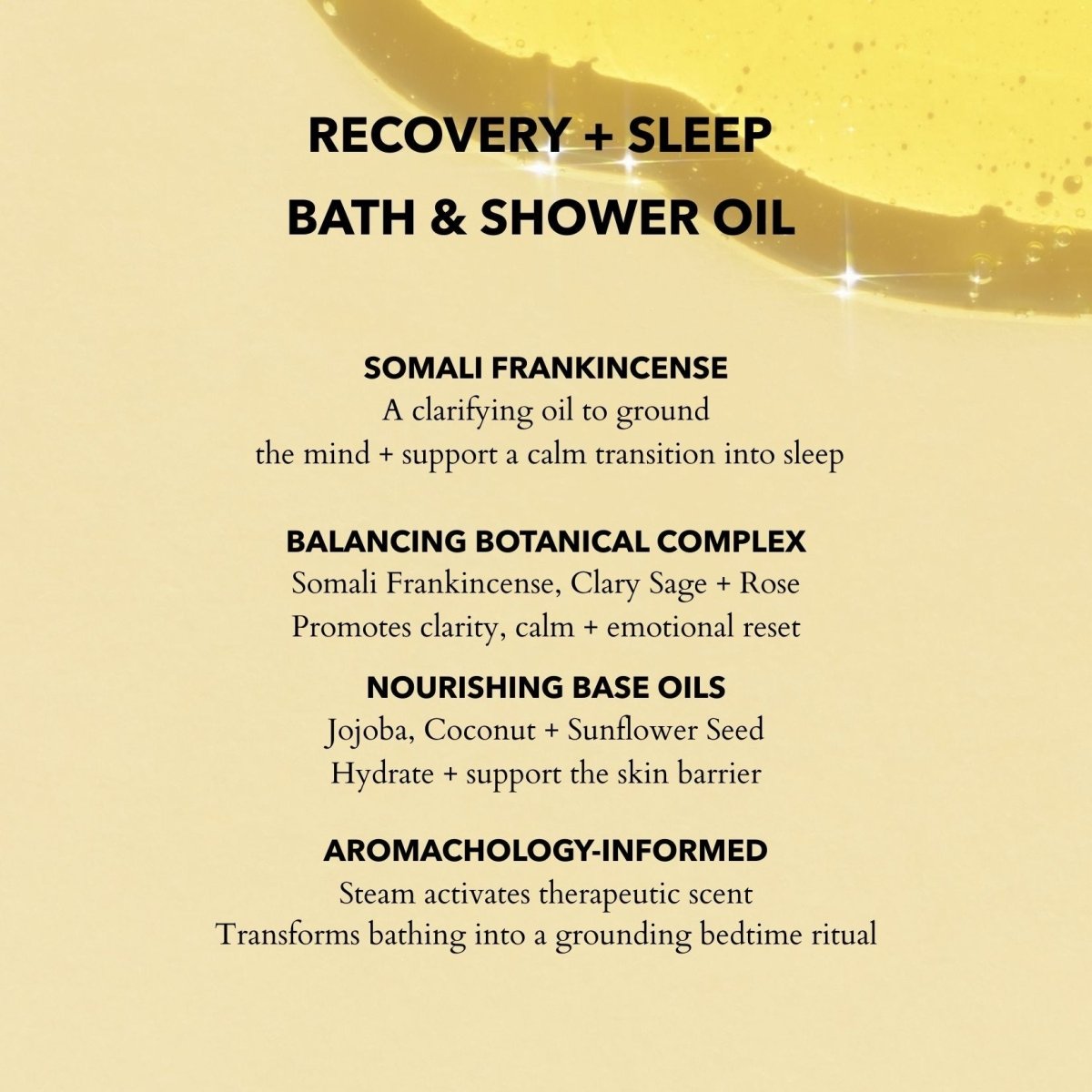 Bath & Shower Oil Somali Frankincense