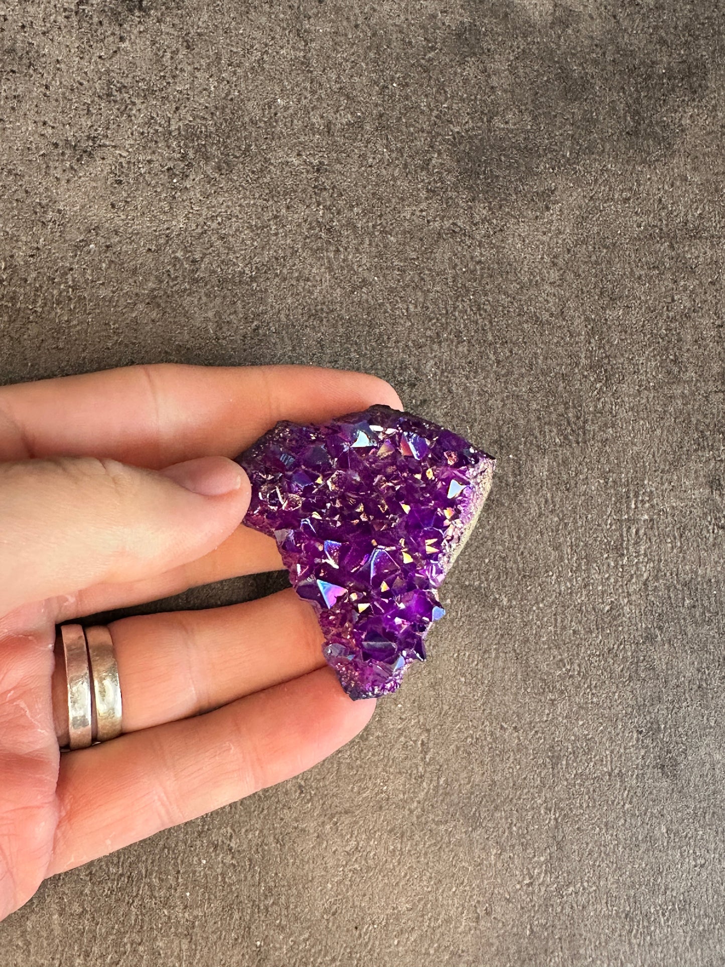 Aura amethyst - Cluster