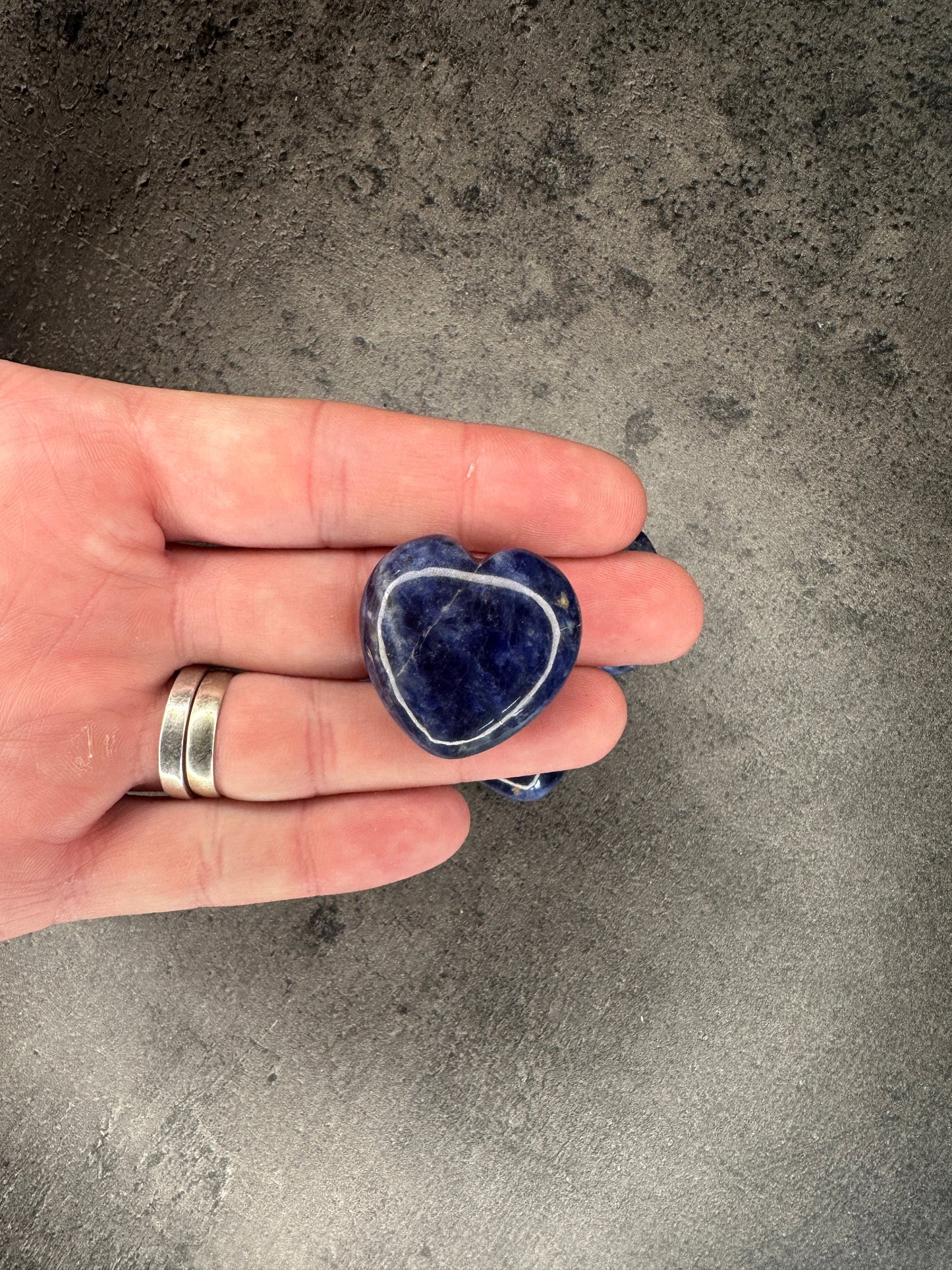 Sodalite - Small heart