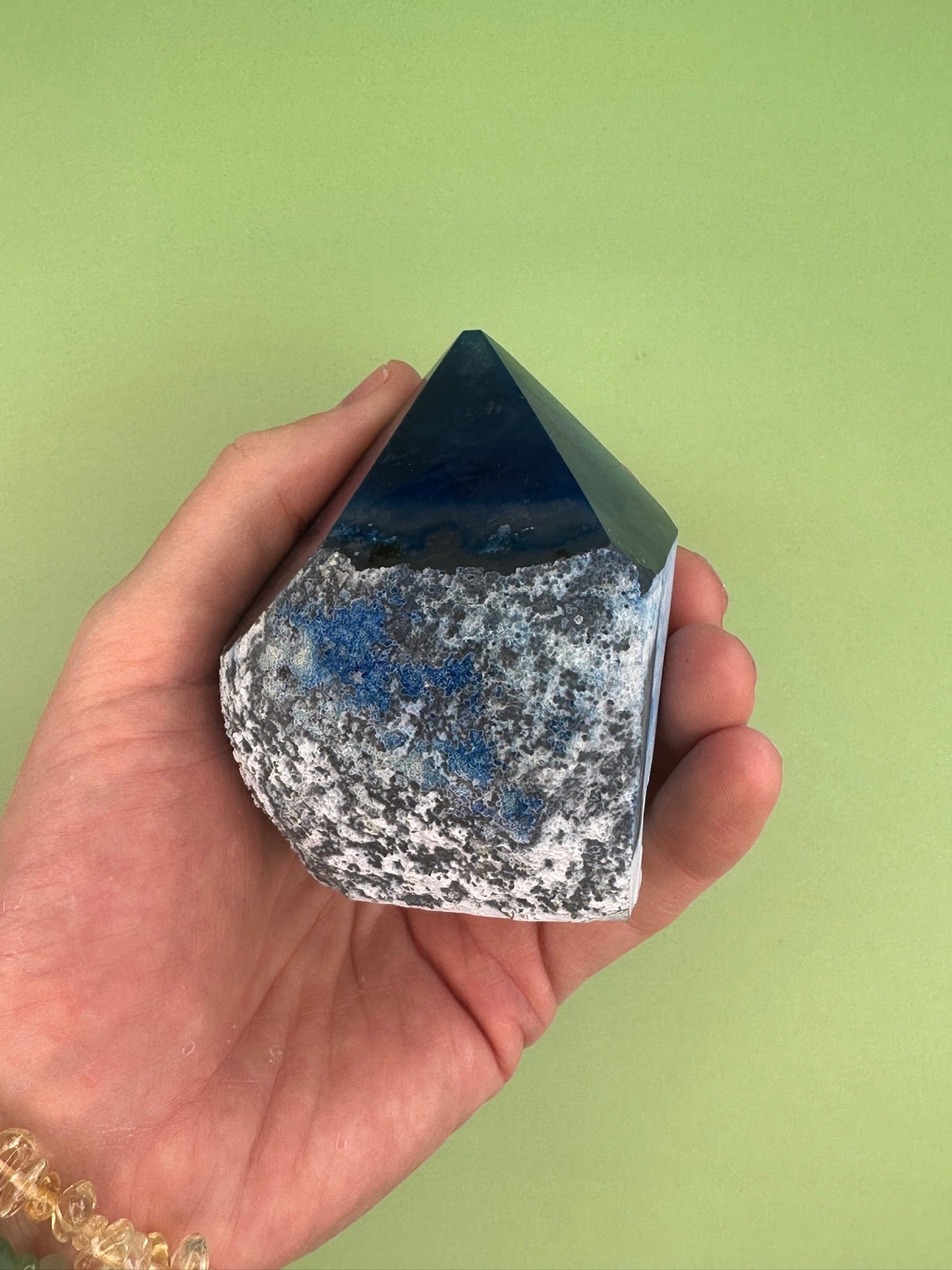 Blue agate - Point