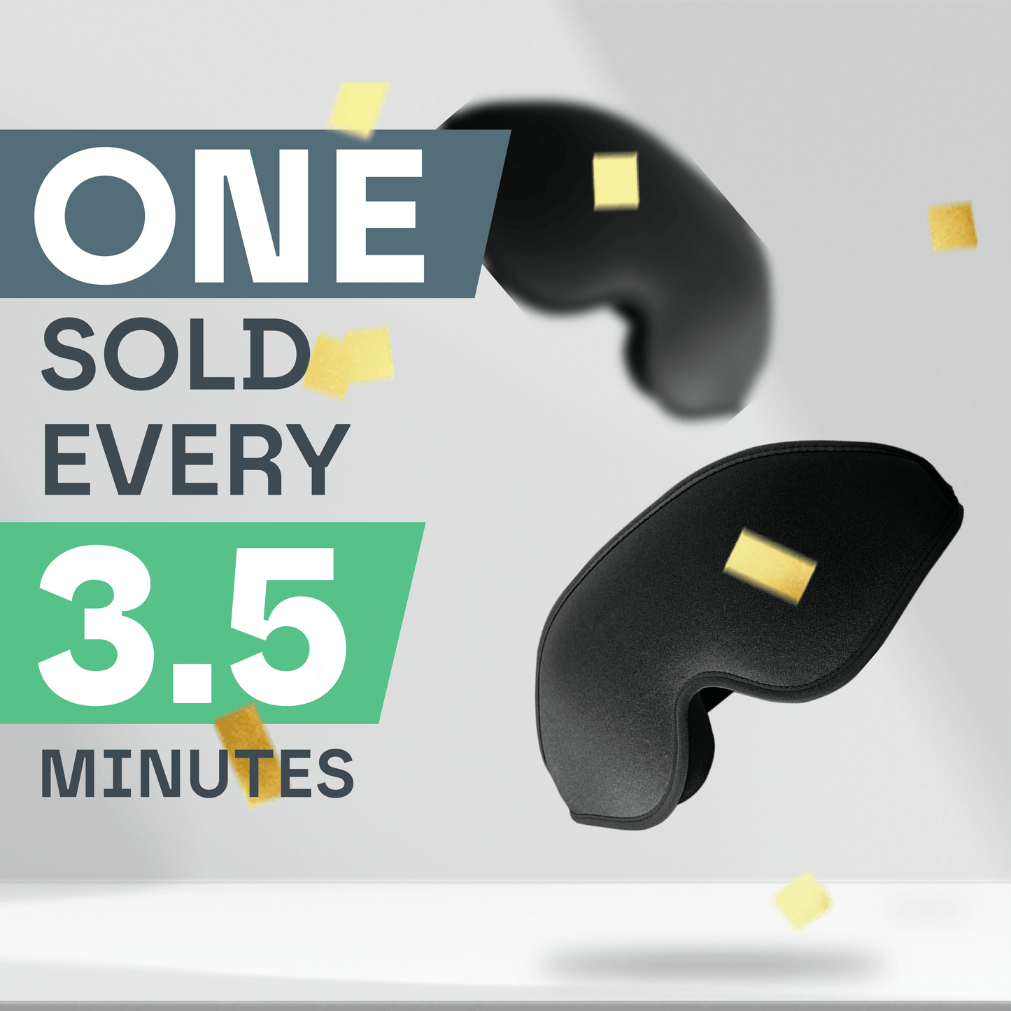 3D Weighted Eye Mask