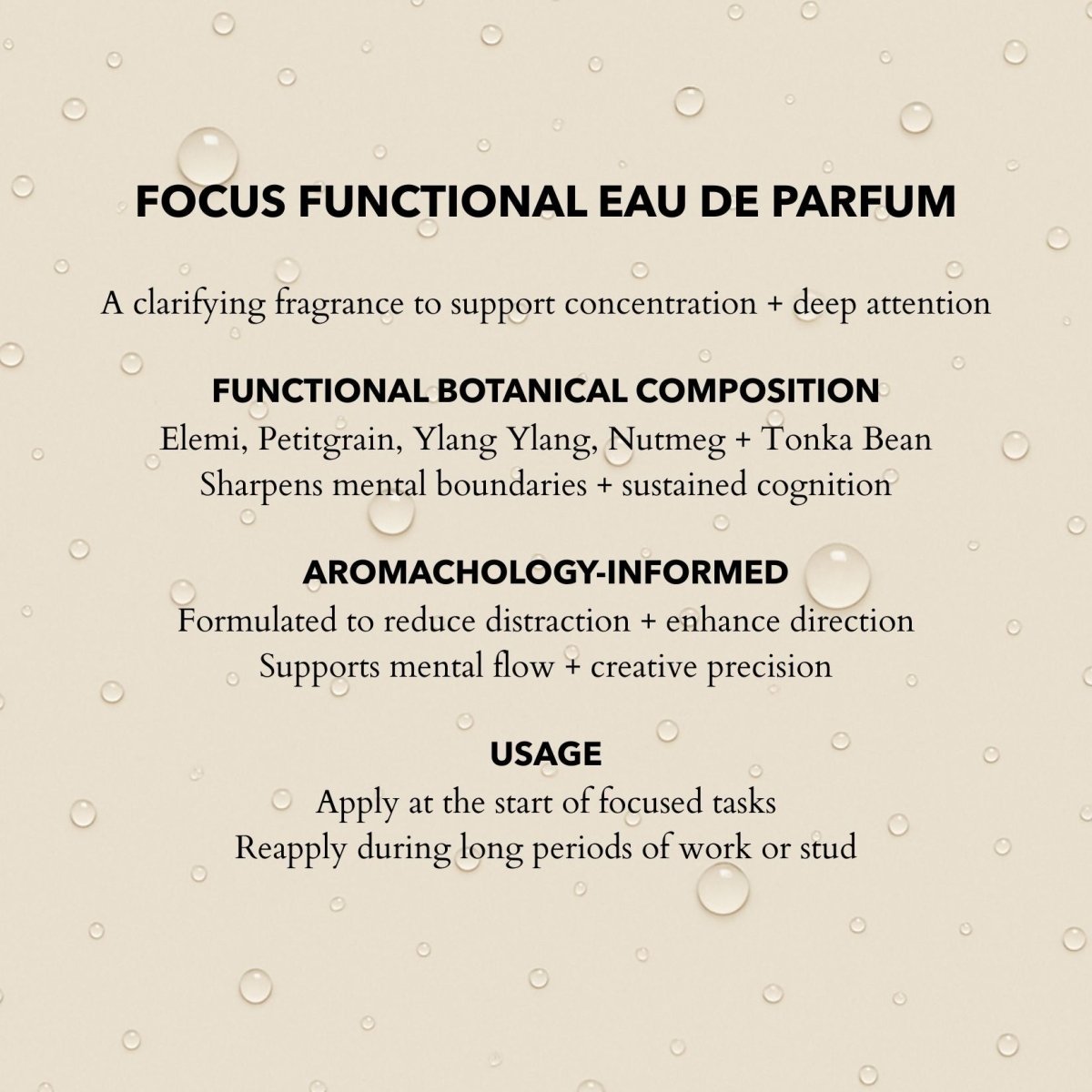 Focus Functional Parfum