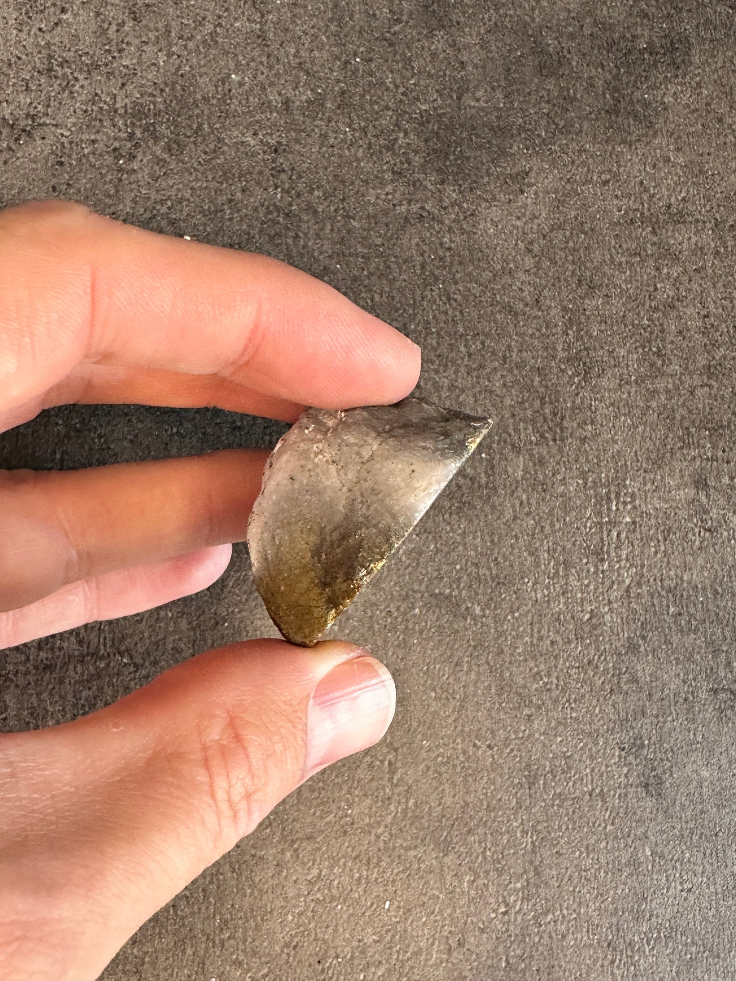 Gold aura quartz - Half geode