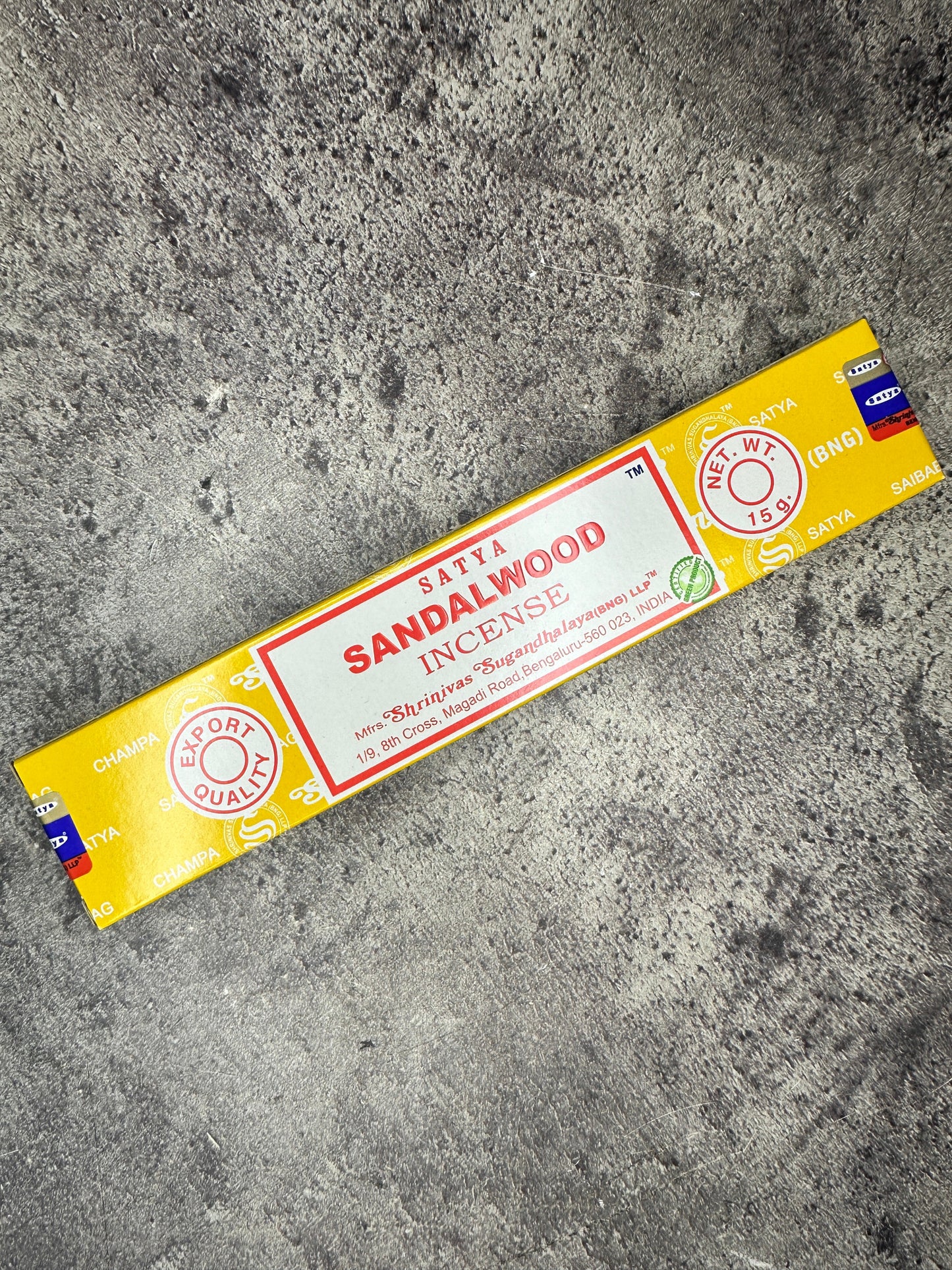 Sandalwood, satya incense sticks