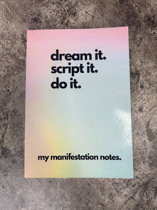 Manifestation notebook