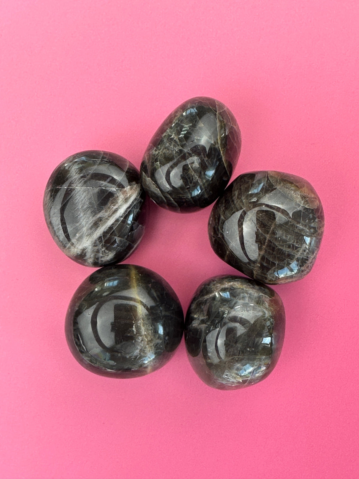 Black moonstone - Tumblestone