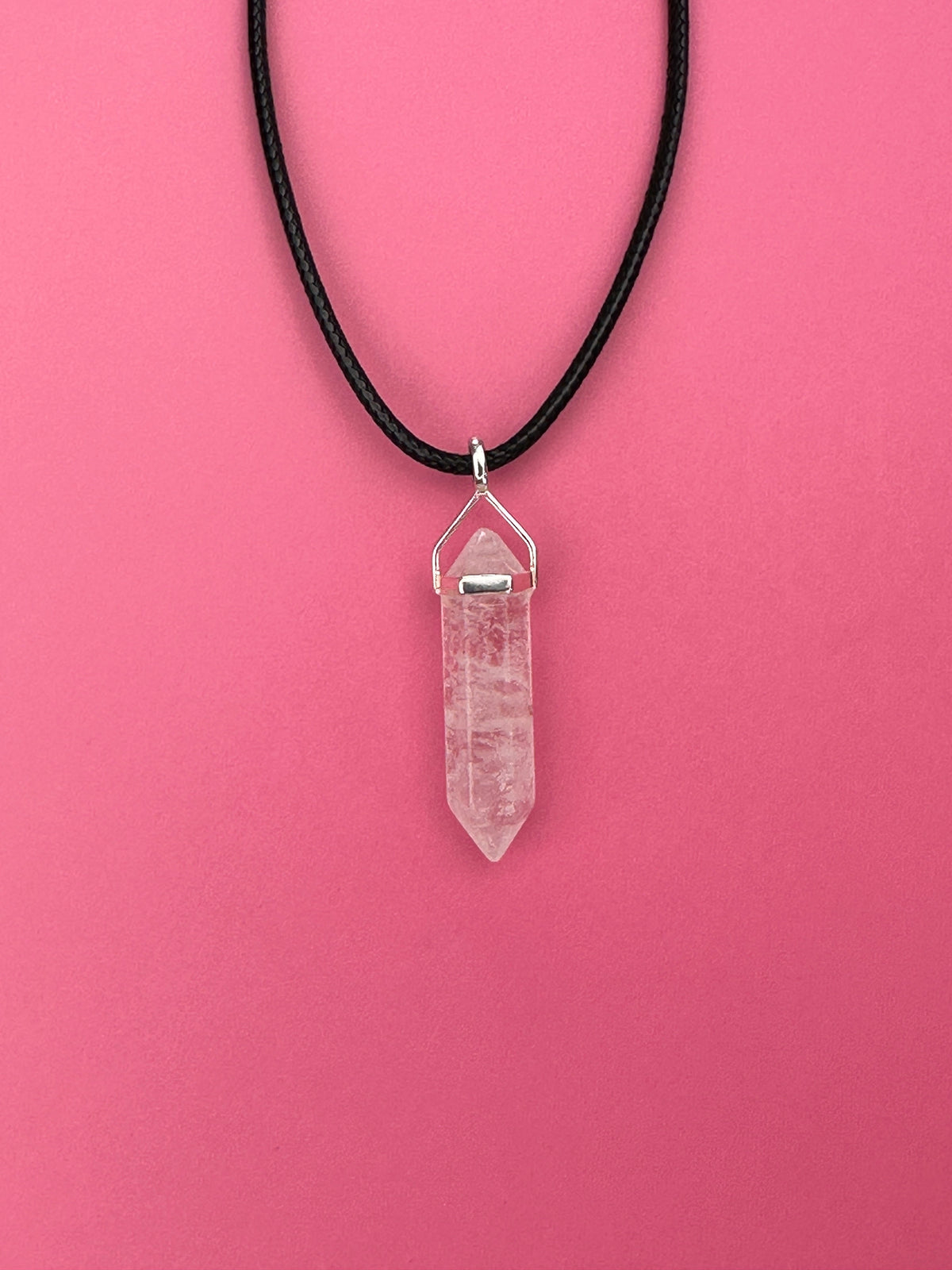Positivity pendant - Clear quartz (sterling silver)