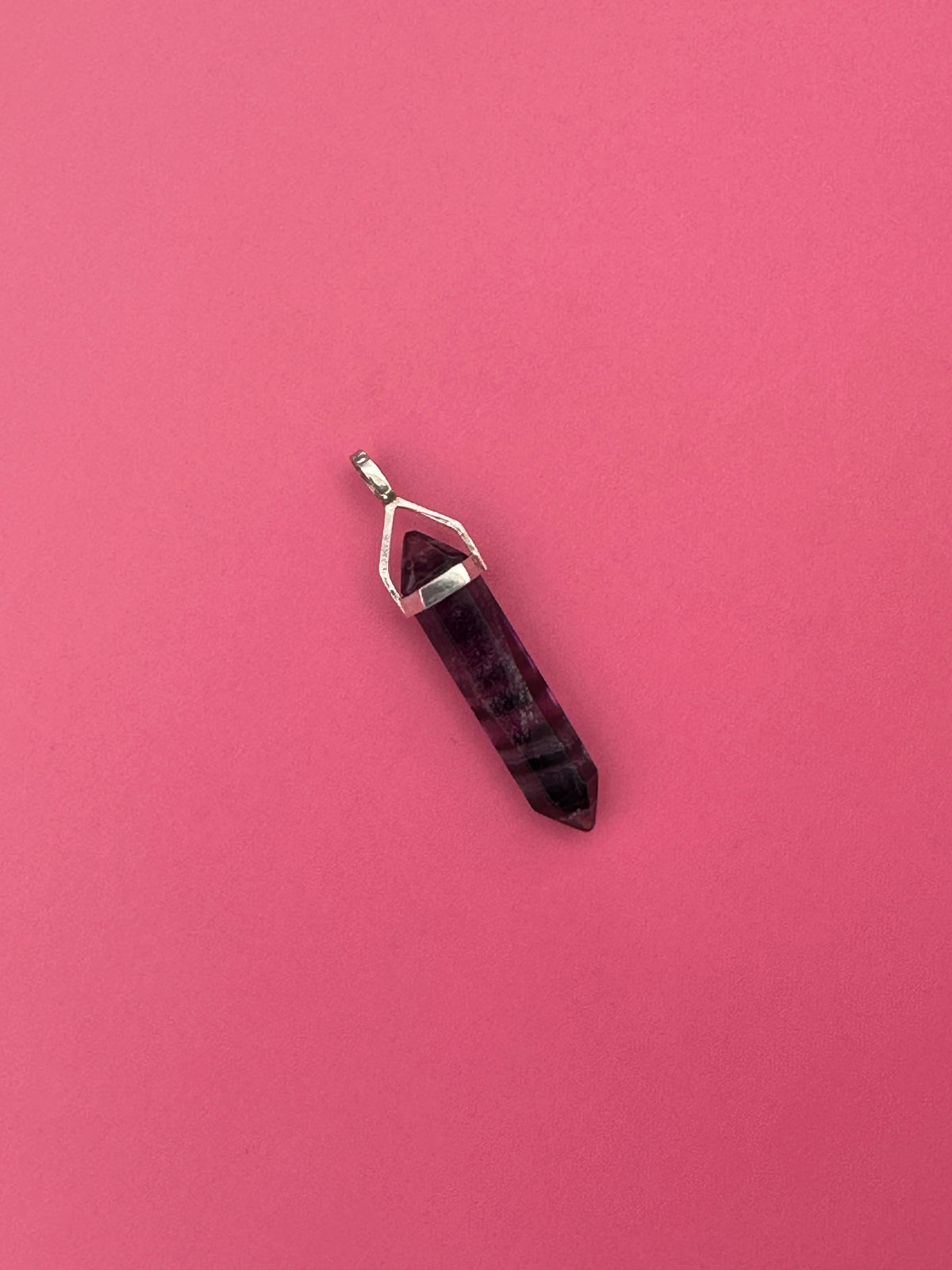 Creativity pendant - Fluorite (sterling silver)