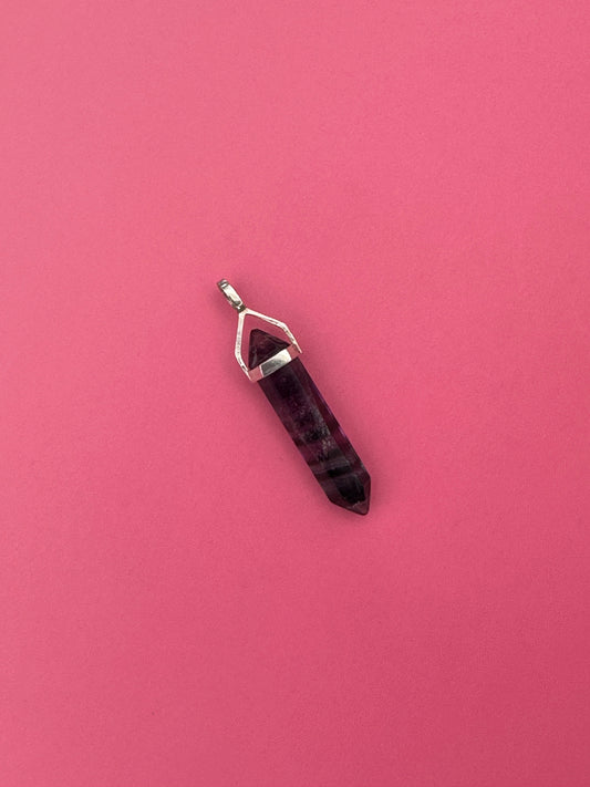 Creativity pendant - Fluorite (sterling silver)