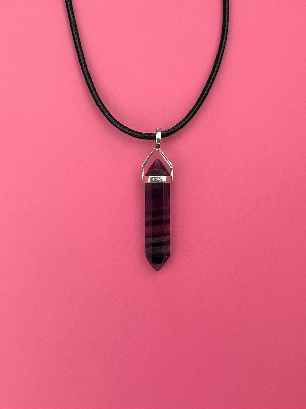 Creativity pendant - Fluorite (sterling silver)