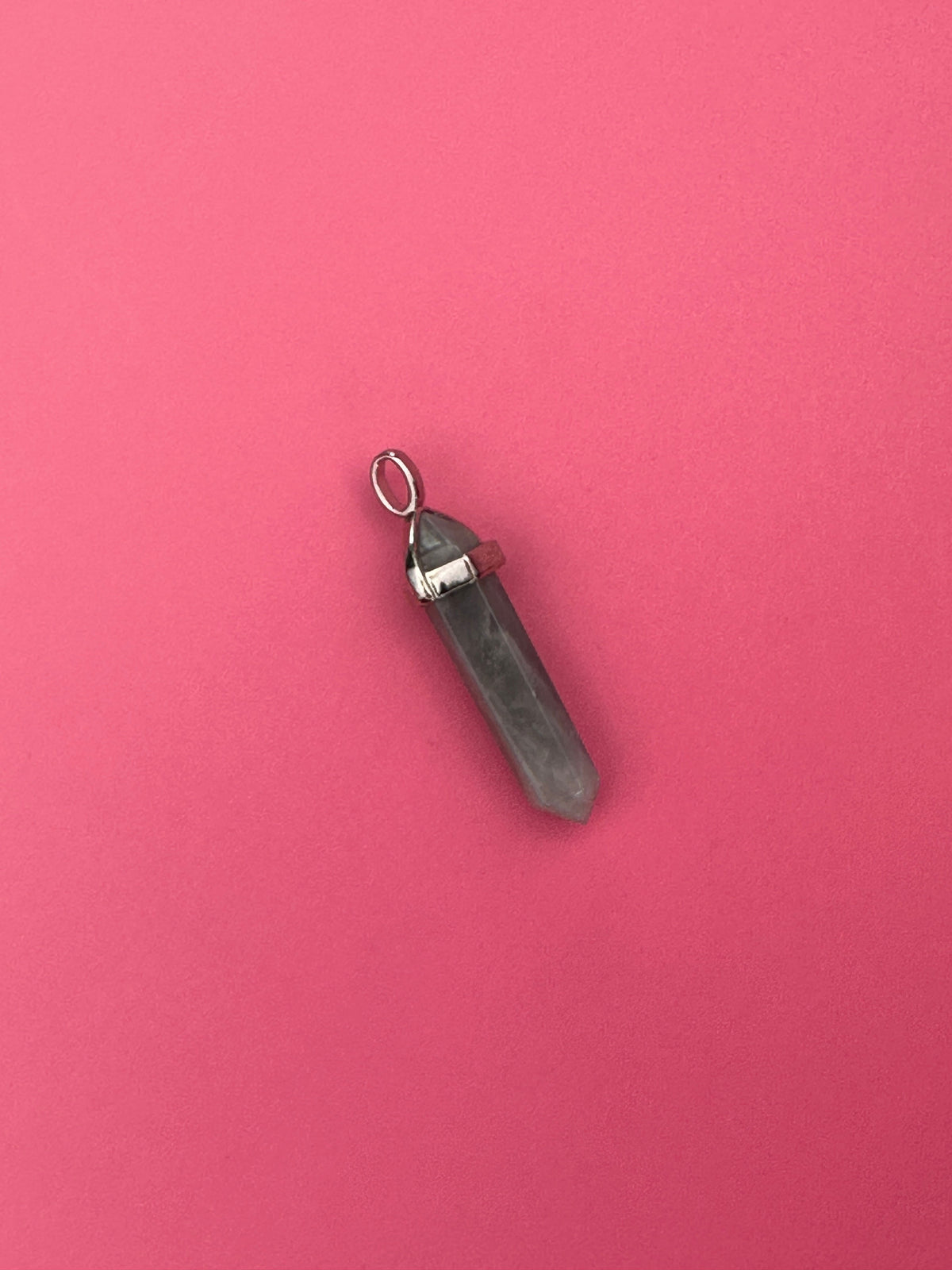 Purpose pendant - Lunar rose quartz