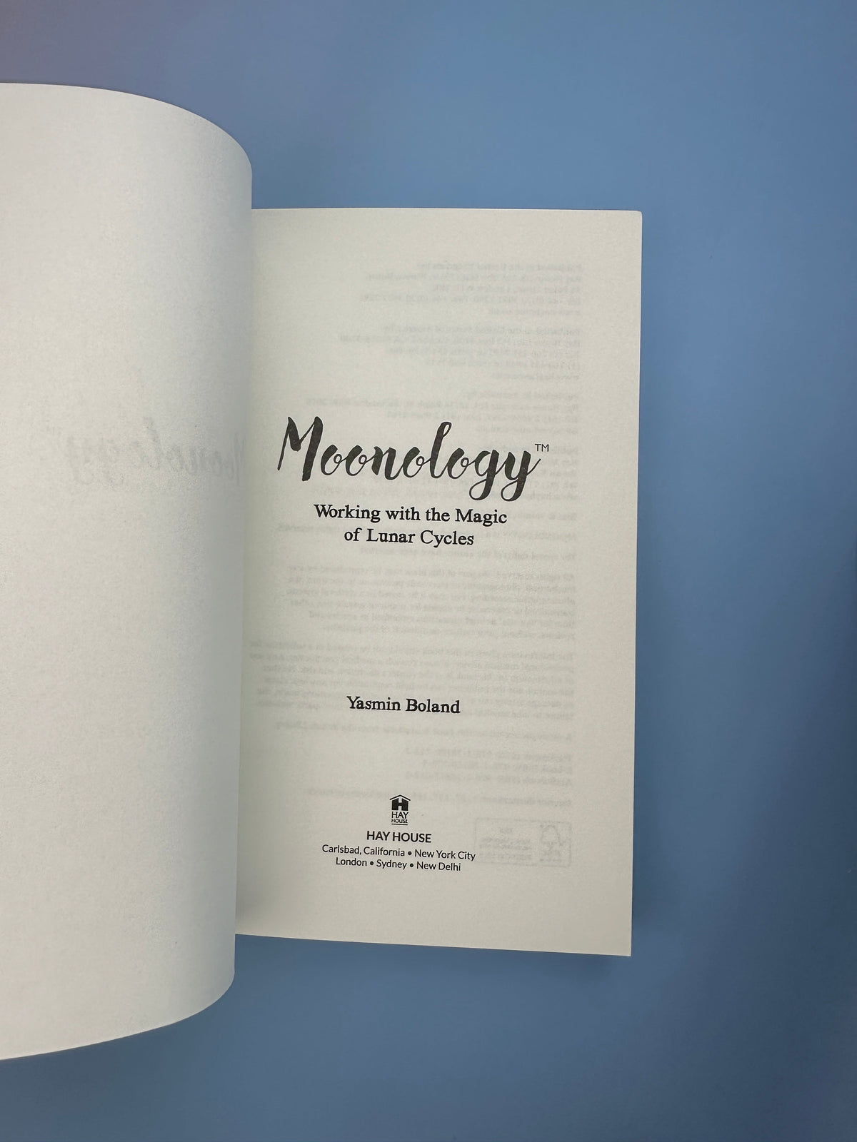 Moonology, Yasmin Boland