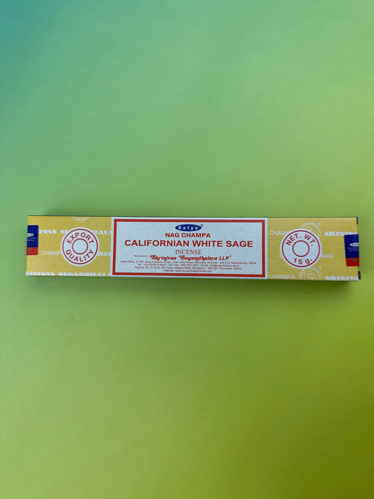 Californian white sage, satya incense sticks