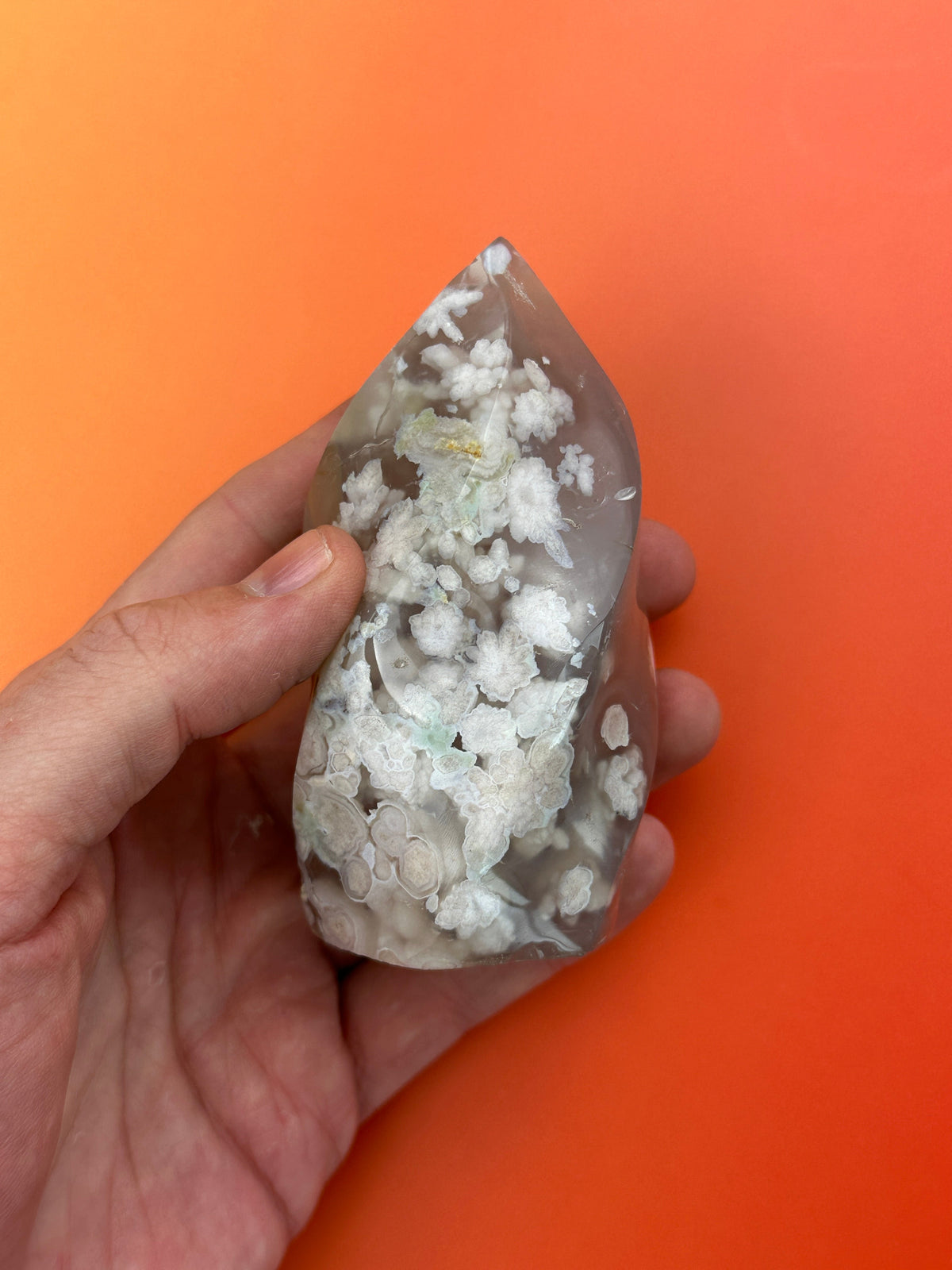 Flower agate - Flame