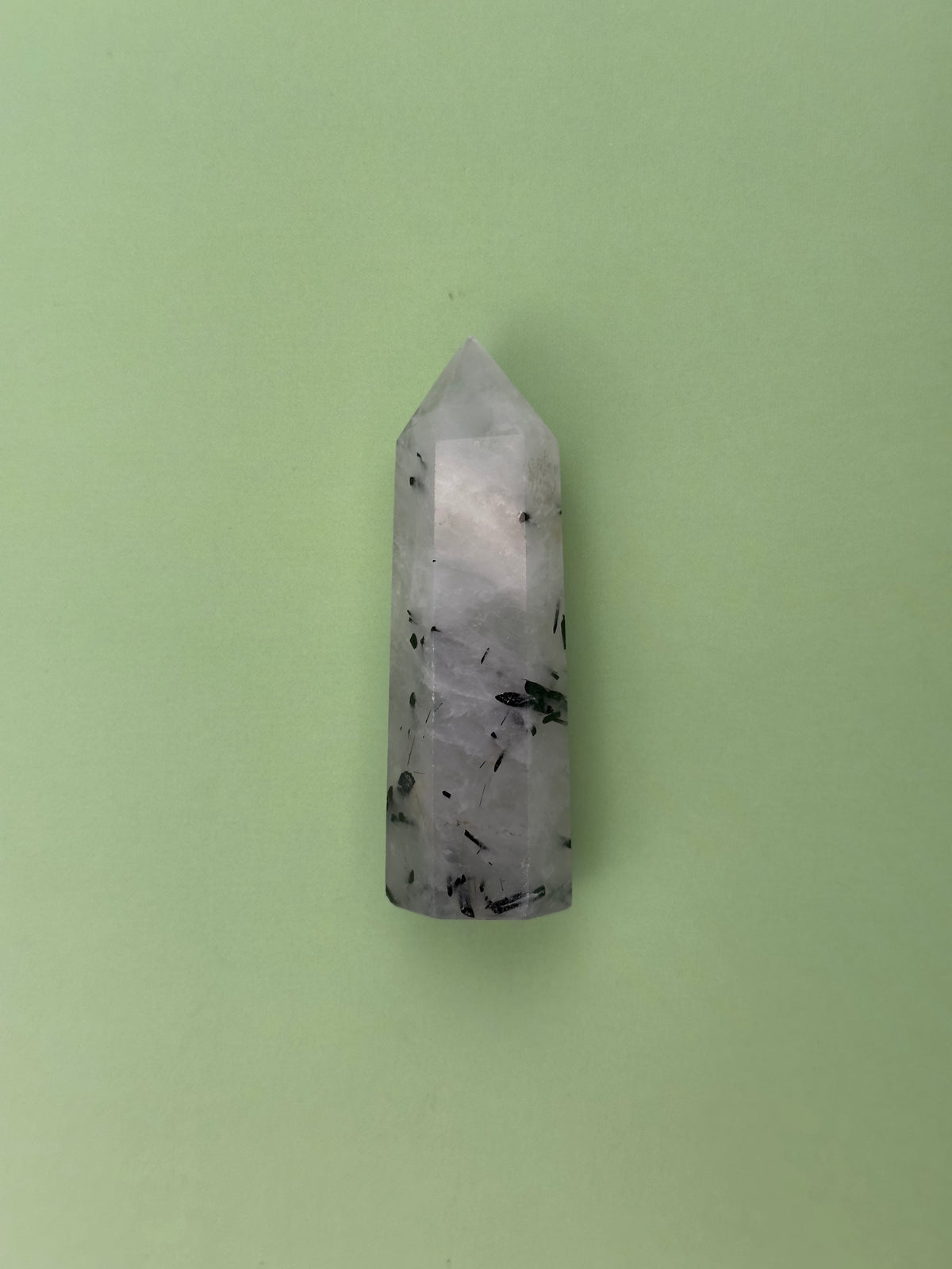 Tourmaline in quartz - Tower